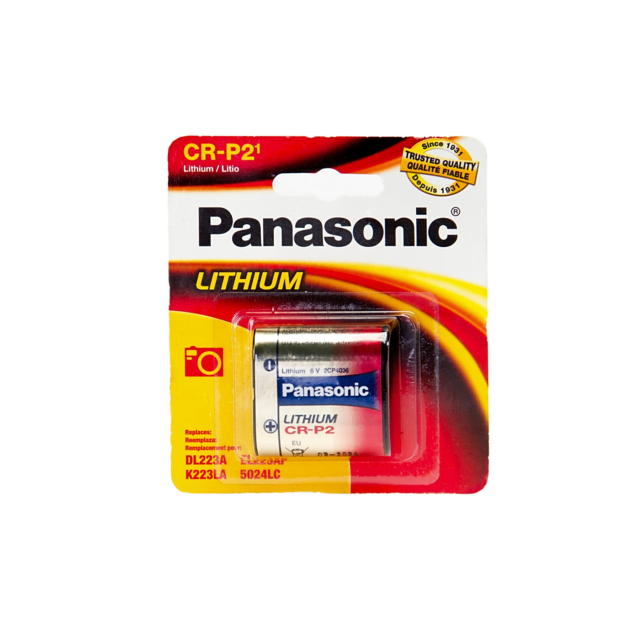 CR-P2/PA: Batería de litio 6V de alto rendimiento y larga vida útil