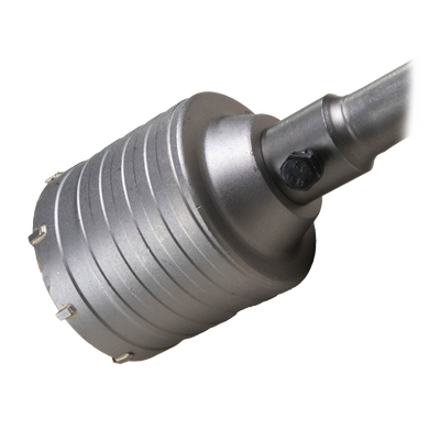 Broca Pasamuros SDS, Sacabocado para Concreto de 65mm con Extensión de 220mm 