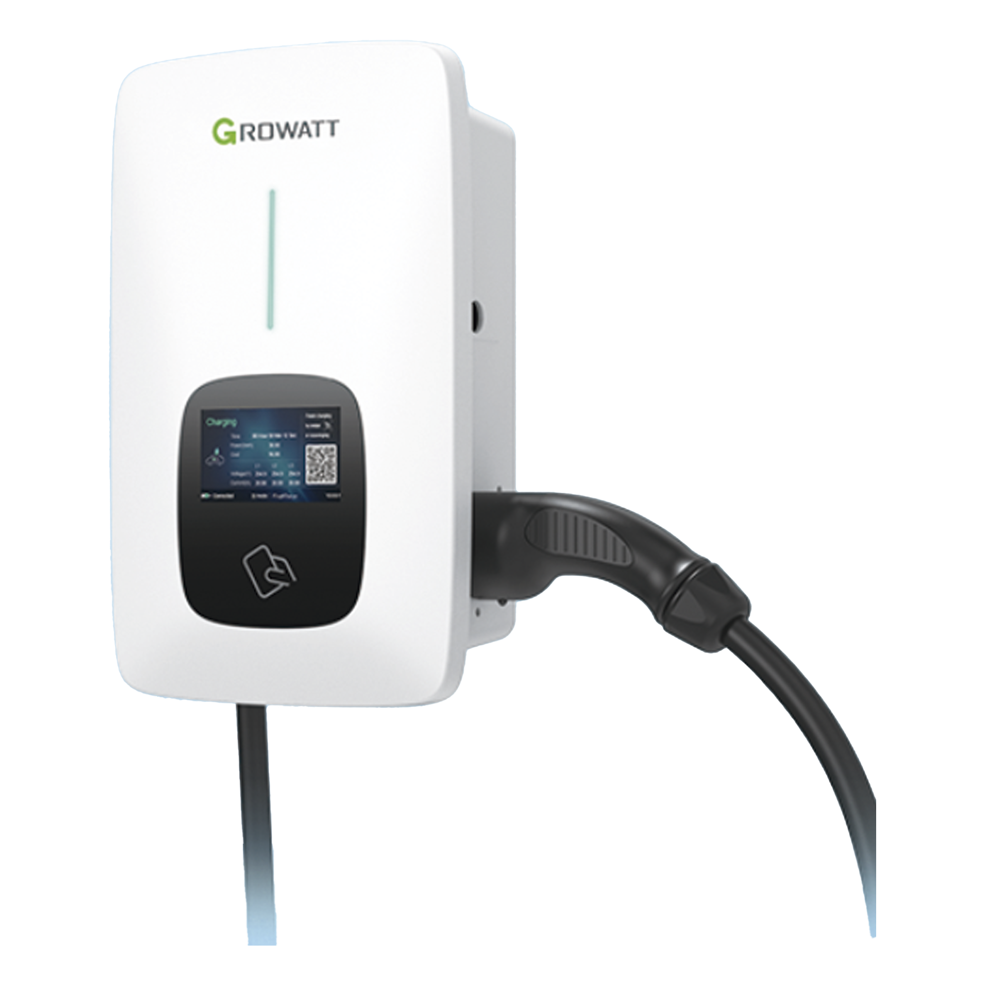 Estación de Carga EV / 240 VCA / 9.6 kW / 40 A / IP65 / Wi-Fi / Monitoreo en Tiempo Real — GROWATT · SKU THOR09ASPUS