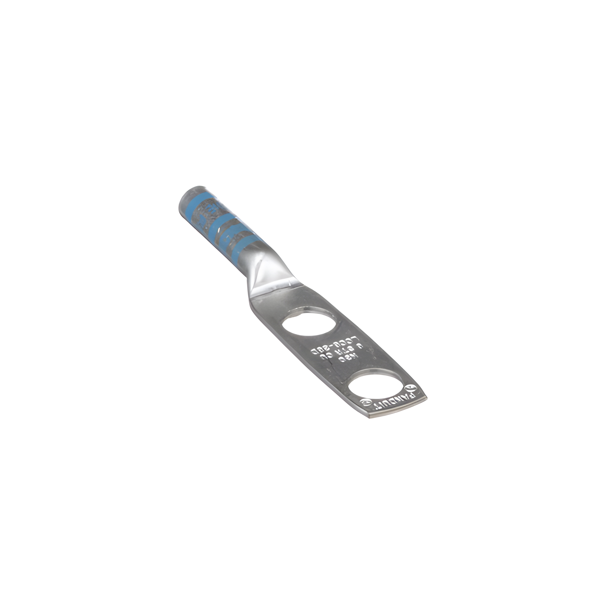 Zapata de compresión LCC6-38D-L para cal. 6 Awg, Doble barreno para tornillo prisionero de 3/8, Espaciado de orificio 25.4mm, 1 Pz — PANDUIT · SKU LCC6-38D-L