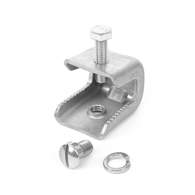 Paquete de 10 Sujetadores Para Instalacion En Angulo Con Orificio de 3/8"
