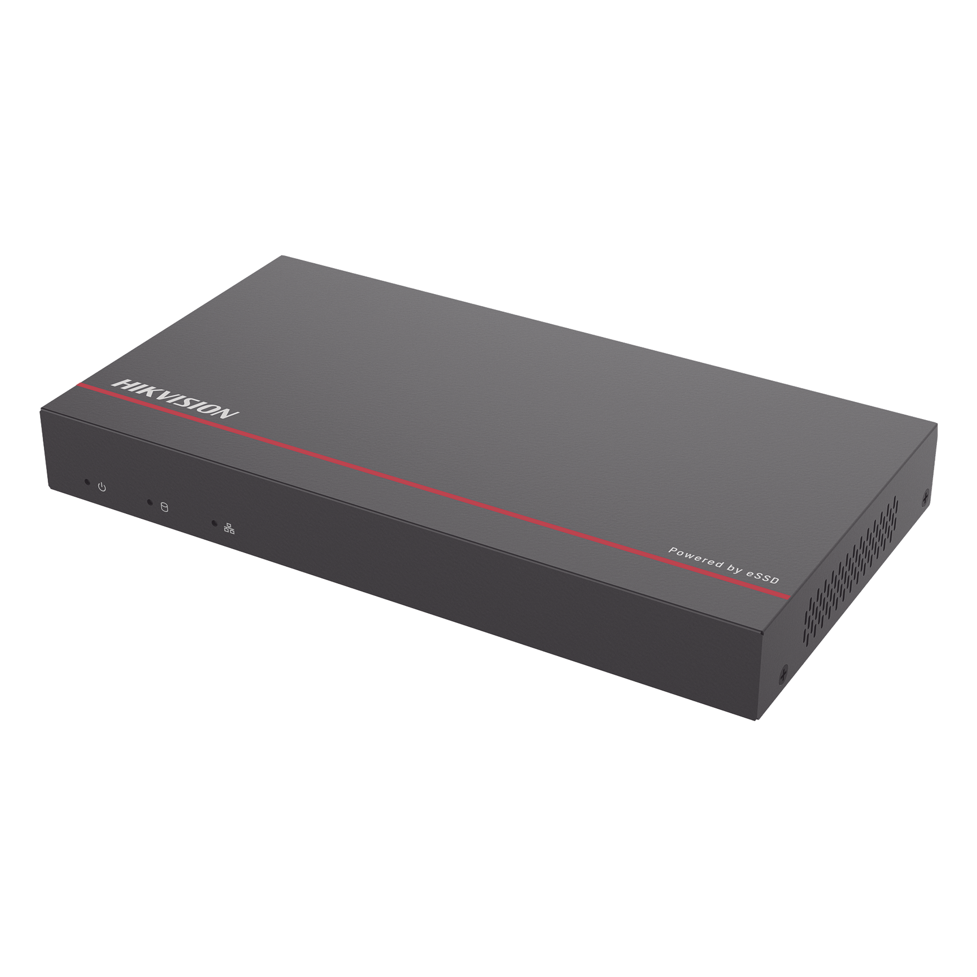 NVR + eSSD / 4 Megapixel / 8 Canales IP / 8 Puertos PoE+ / eSSD de 1 TB / ACUSENSE / Diseño Compacto y Cero Ruido — HIKVISION · SKU DS-E08NI-Q1/8P/1T