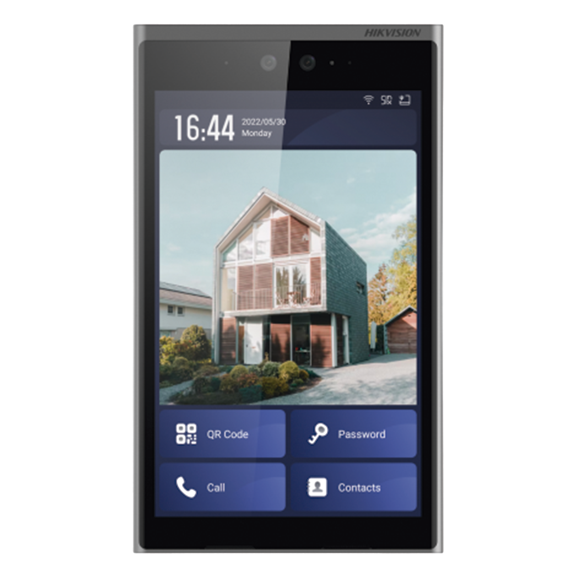 Frente de Calle IP 2 Megapixel (1080p) / Multiapartamento / Pantalla 10.1" Touch Screen / Reconocimiento Facial / Android / IP65 / IK07 / Soporta Modulo de Botones y Huella (por Separado) — HIKVISION · SKU DS-KD9633-WBE6