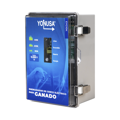 Energizador para Ganado 10,000Volts-2JOULES/ 25,000 metros lineales de protección / Cercas Electrificadas