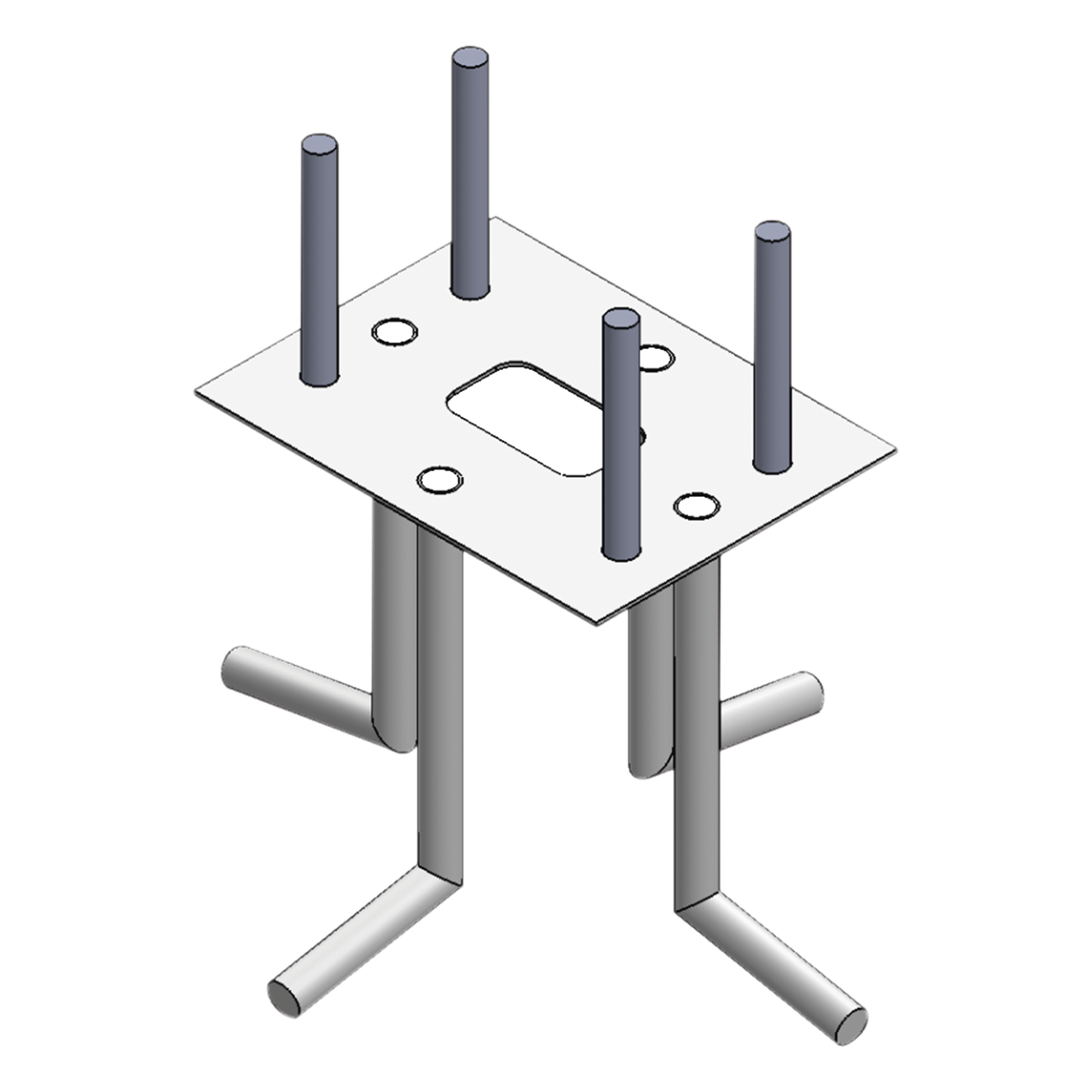 Ancla Para Sujeción al Piso Compatible con Todas las Barreras Vehiculares XB, XBF y XBS — EPCOM INDUSTRIAL · SKU XB-ANCLA