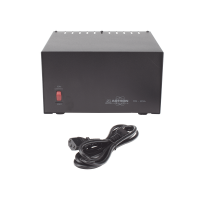 Fuente de Poder Lineal / 13.8 Vcc 20 A / Regulación Electrónica / Protección Sobrecarga / Disipador Térmico / Radios 50W