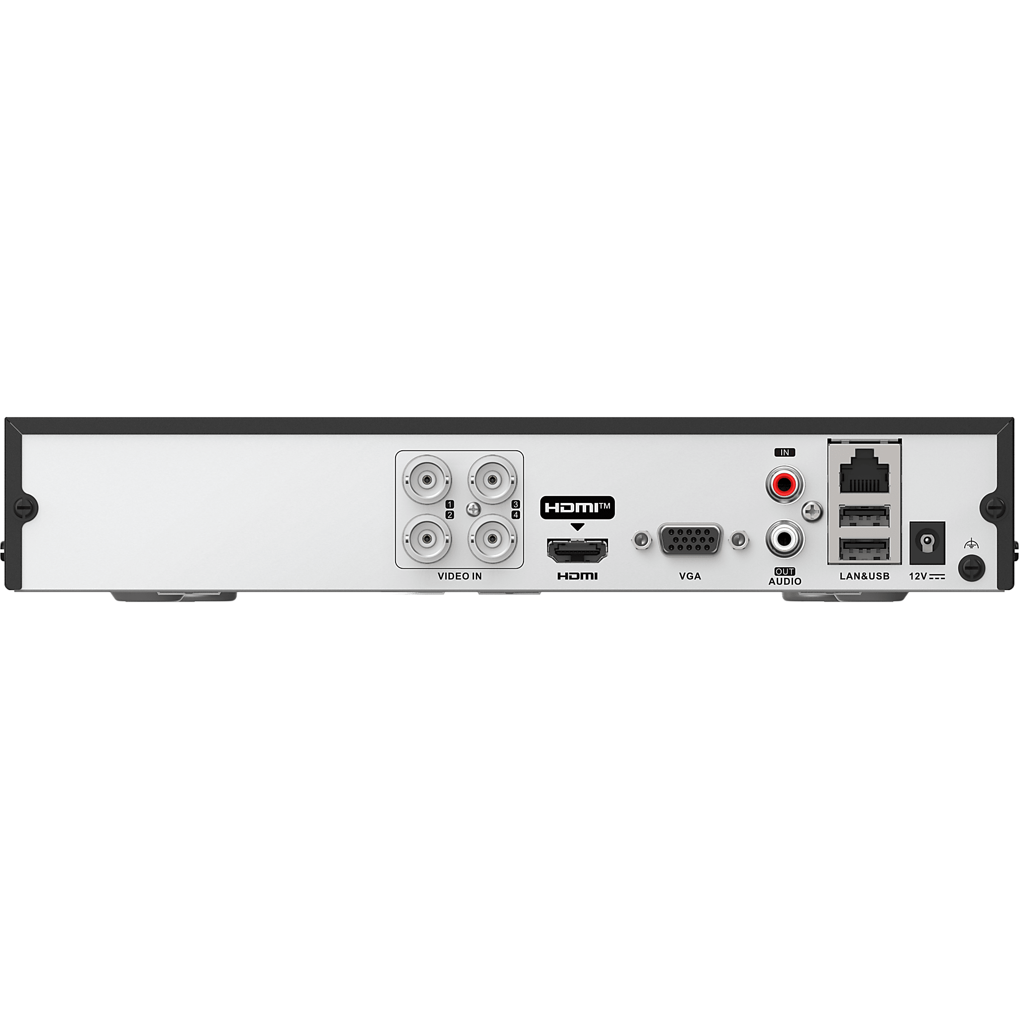 DVR Pentahíbrido / 4 Canales TurboHD 4K + 8 Canales IP / 4K HDMI / AcuSearch / Perimeter Protection / 1 Bahía SATA 10 TB
