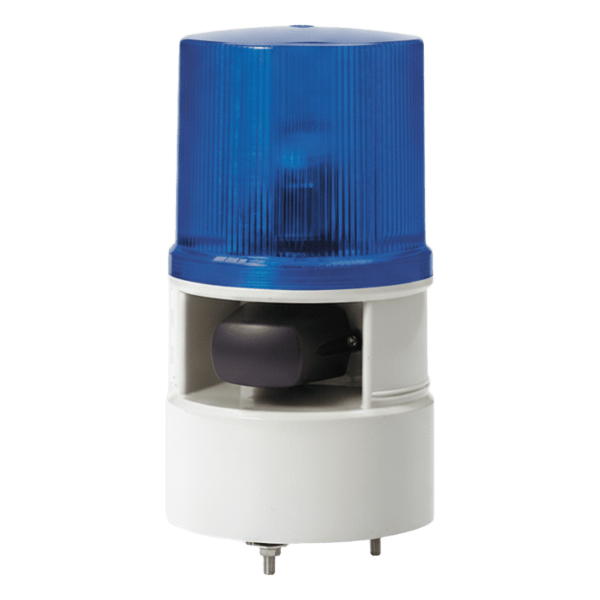  Luces de advertencia color Azul con sirena incorporada con 5 tonos máx. 105 dB en 12-24 VCD — QLIGHT · SKU S125DML-WS-012024-B