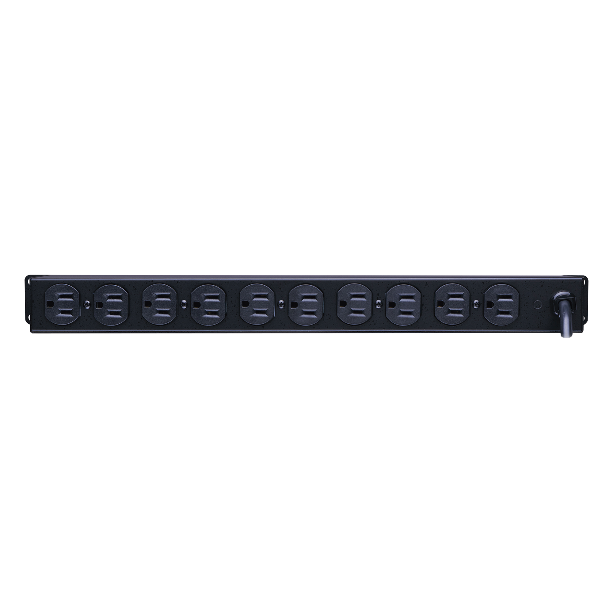 PDU Básico Para Distribución de Energía, Con 10 Tomas NEMA 5-15R Traseras, 1UR, 15 Amp, 120 Vca — CYBERPOWER · SKU CPS1215RM