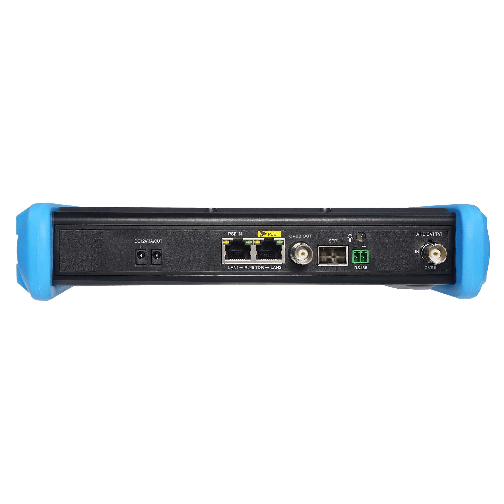 Tester de Video Profesional | Pantalla 7"| Prueba IP/HD/Analógicas | TVI/CVI/AHD/CVBS | IP ONVIF | 4K/8K | H.264/H.265 | HDMI | PTZ | Scanner IP | TDR | Salidas 12V/24V/PoE | Activación Simultanea.