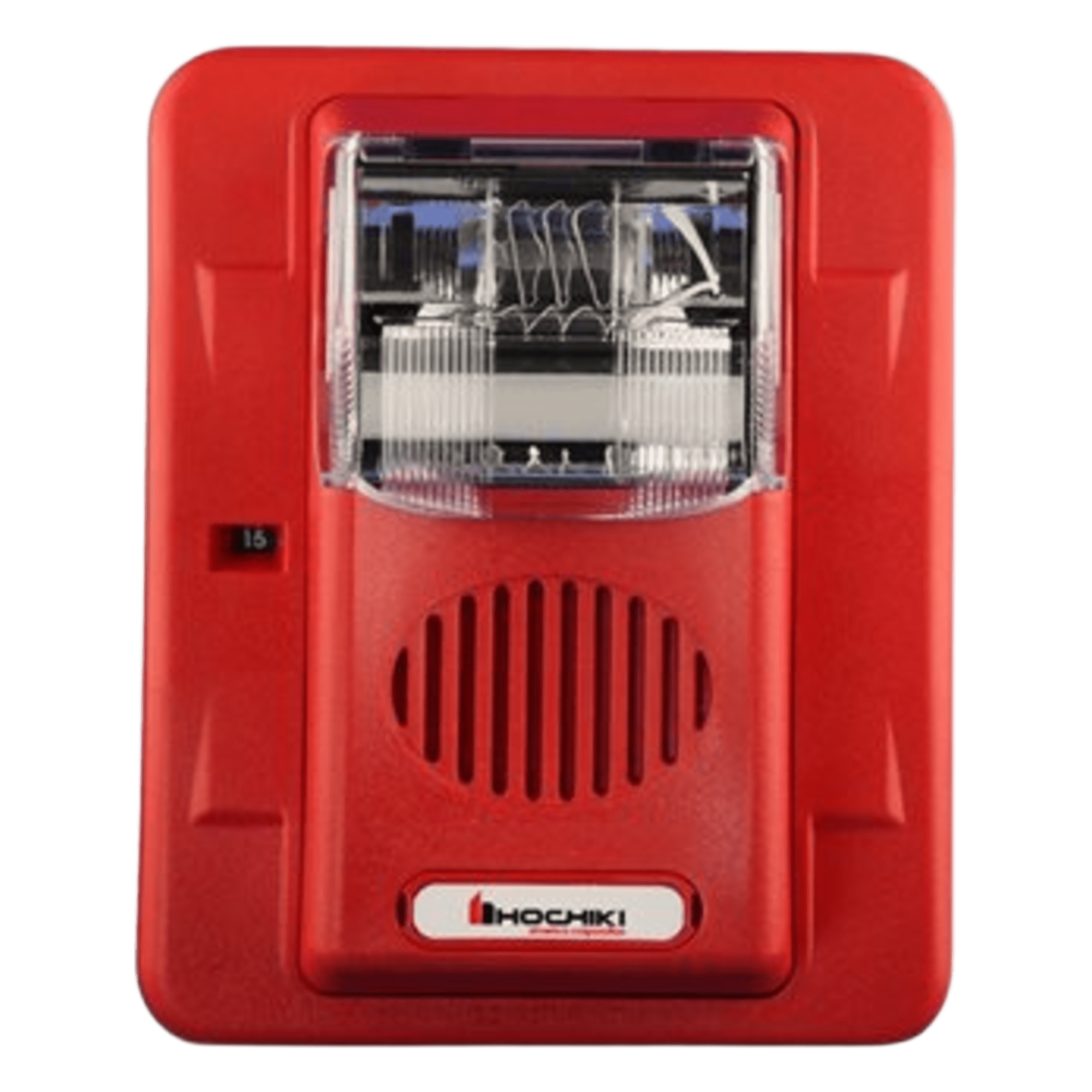 Sirena Estrobo, 12 Vcd, Multi-Candela 15 hasta 110 cd, Montaje En Pared, Color Rojo, Serie HEC3 (0500-05980) Hochiki — HOCHIKI · SKU HEC3-12WR