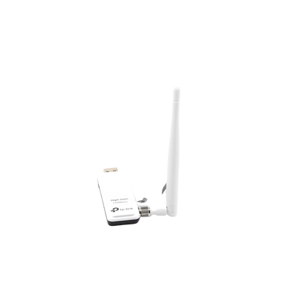 Adaptador USB inalámbrico de alta ganancia N 150 Mbps 2.4 GHz con 1 antena desmontable de 4dBi
