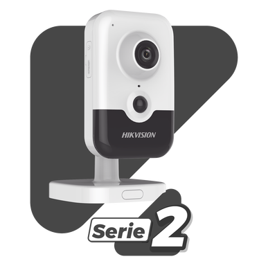 Cubo IP 4 Megapixel / Serie PRO / Lente 2.8 mm / 10 mts IR EXIR / PoE / Sensor PIR / H.265+ / Interior / Audio de Dos Vías / PoE / MicroSD / ONVIF / ACUSEEK