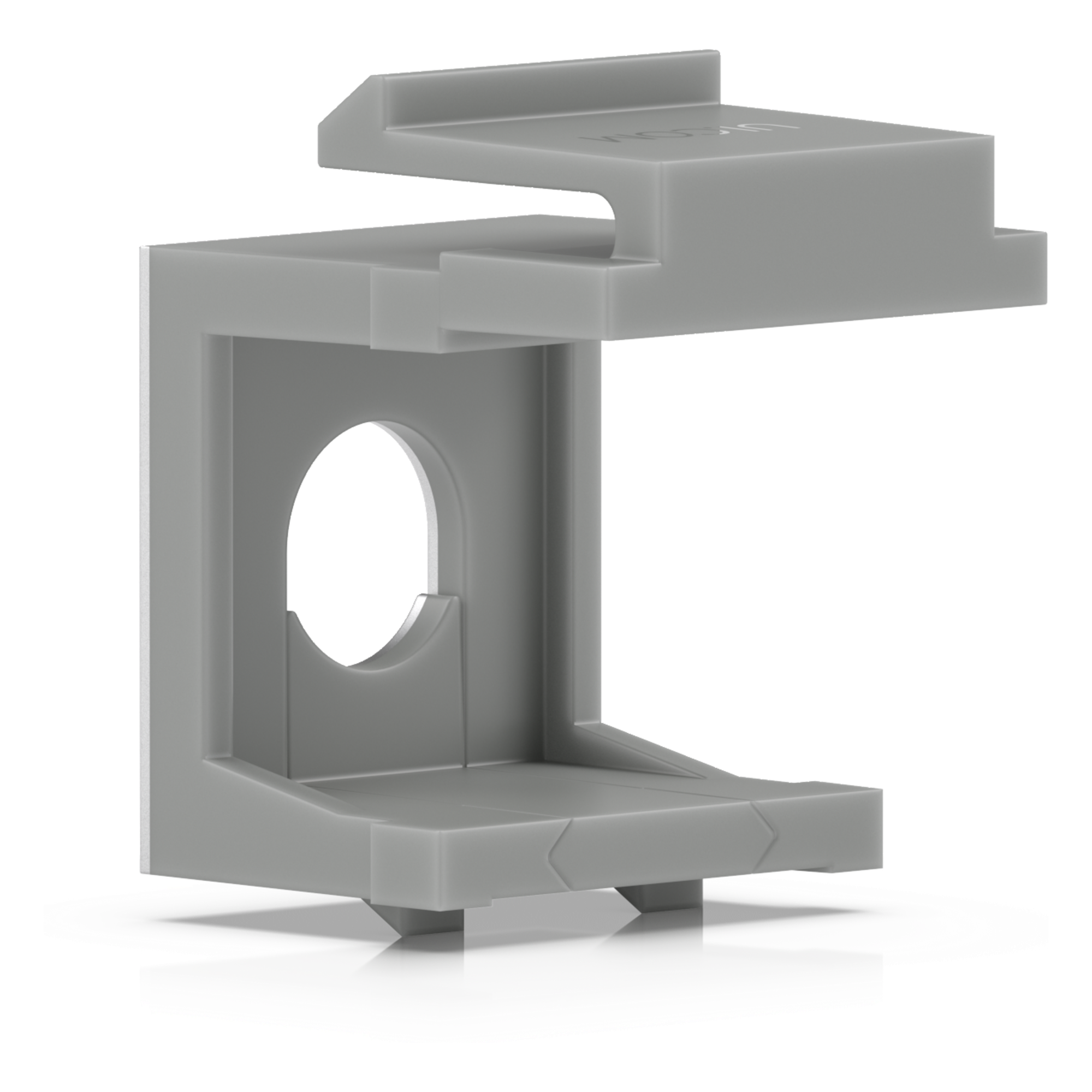 Inserto Keystone Ciego Pasante / Snap-In / 12 Piezas / Gestión de Cableado / 6.3 x 14.6 x 18 mm