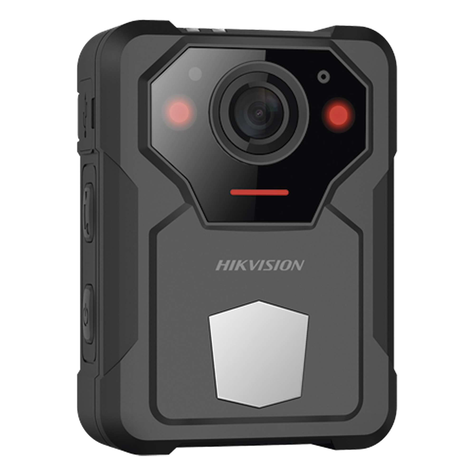 Body Camera Portátil / Grabación a 2K (4 Megapixel) / Pantalla 1.77" TFT / Fotos de Hasta 40 Megapixel / IP67 / H.265 / 128 GB de Almacenamiento / Microfono Integrado — HIKVISION · SKU DS-MCW406/128G