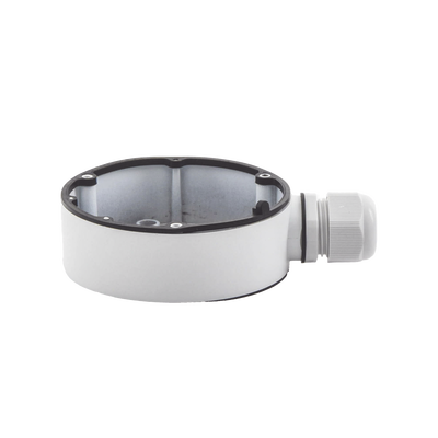Caja de Conexiones de Exterior para Cámaras Tipo Mini Domo / IP66 / Color Blanco 