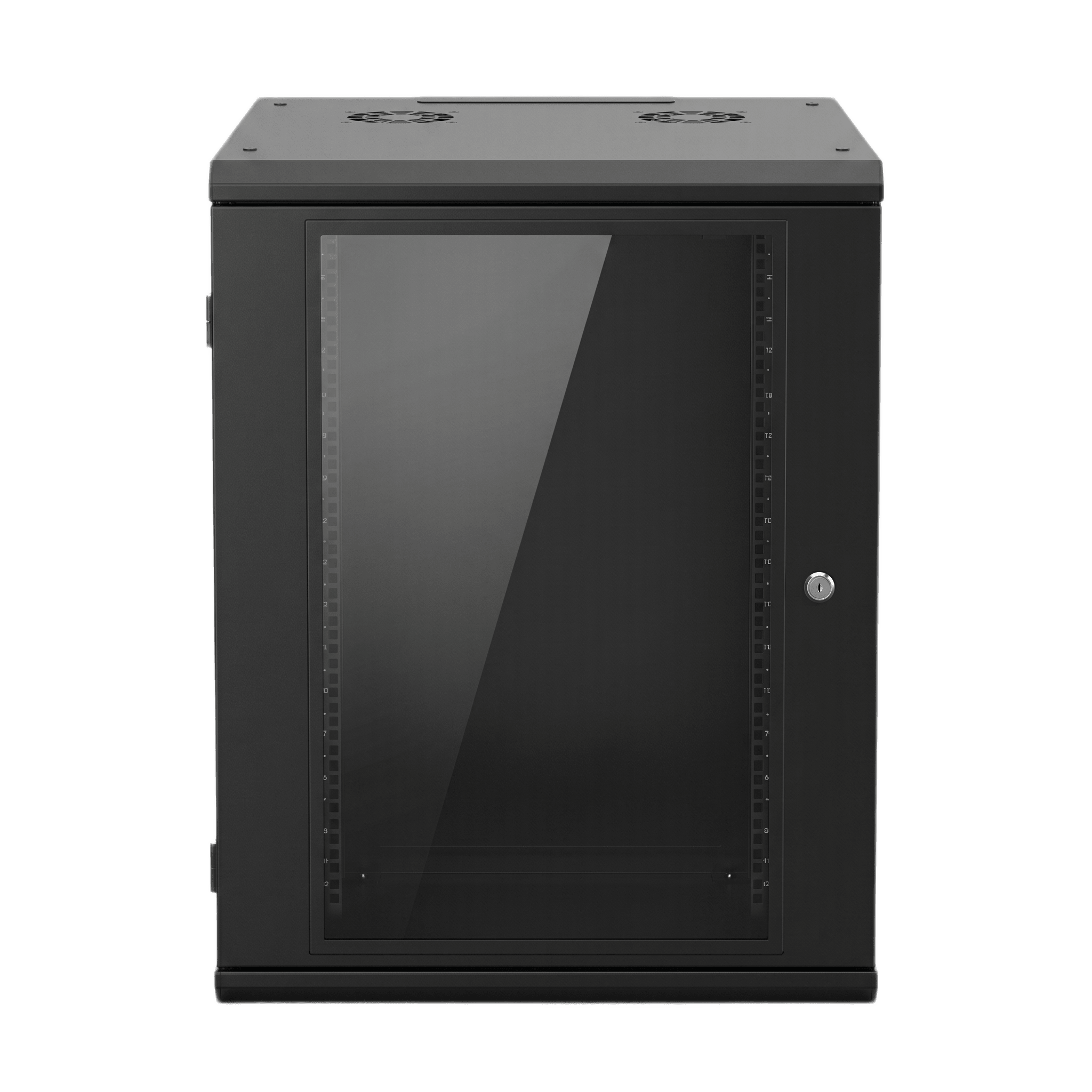 Gabinete de Pared 16U de 635 mm de Profundidad, Rack de 19 in en Acero Reforzado: Compacto y Resistente para Soluciones Profesionales