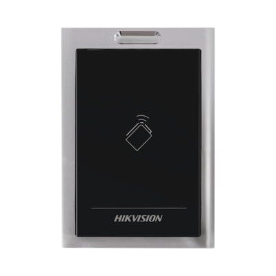 Lector de Tarjetas MIFARE / Conexión Wiegand y RS-485 / Estético y Fácil de Utilizar / Indicador LED — HIKVISION · SKU DS-K1101M