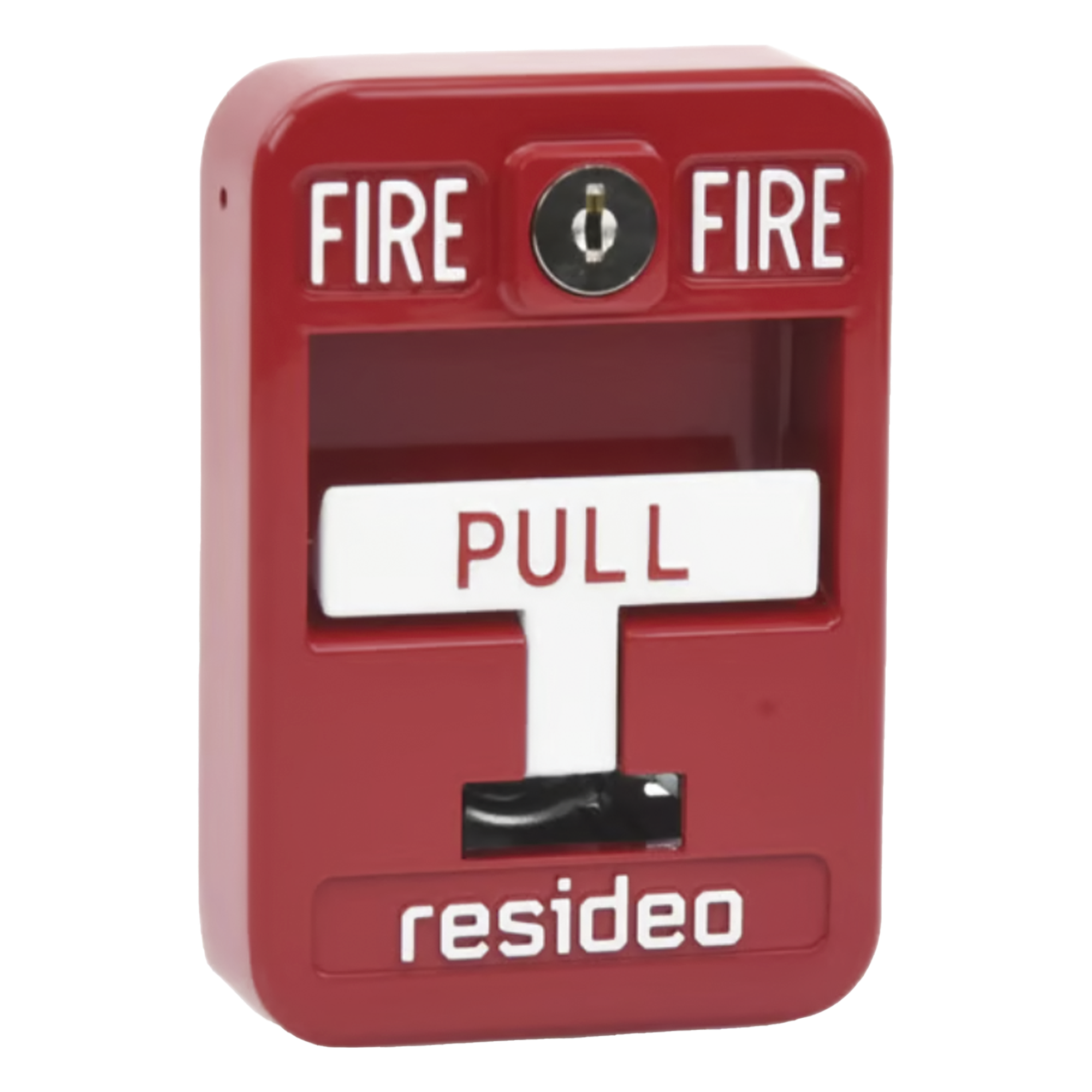 Estación manual de jalón contra incendio de acción simple, reset con llave, cumple ADA, carcasa de aluminio fundido — HONEYWELL HOME RESIDEO · SKU 5140-MPS1