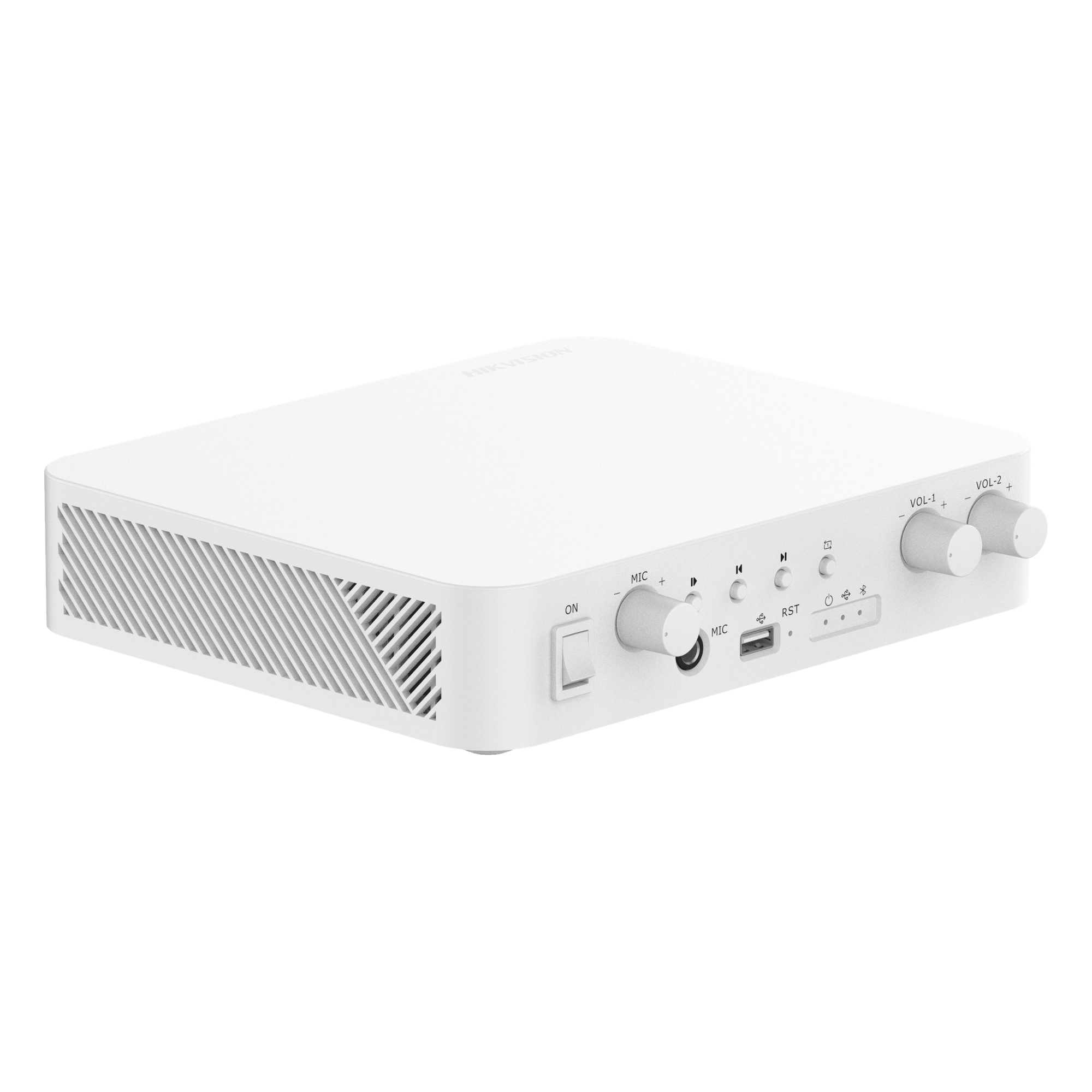 Amplificador | Bluetooth | 2 Canales | 40 W por Canal | 100V | Hik-Connect | Una Zona | Musica Ambiental