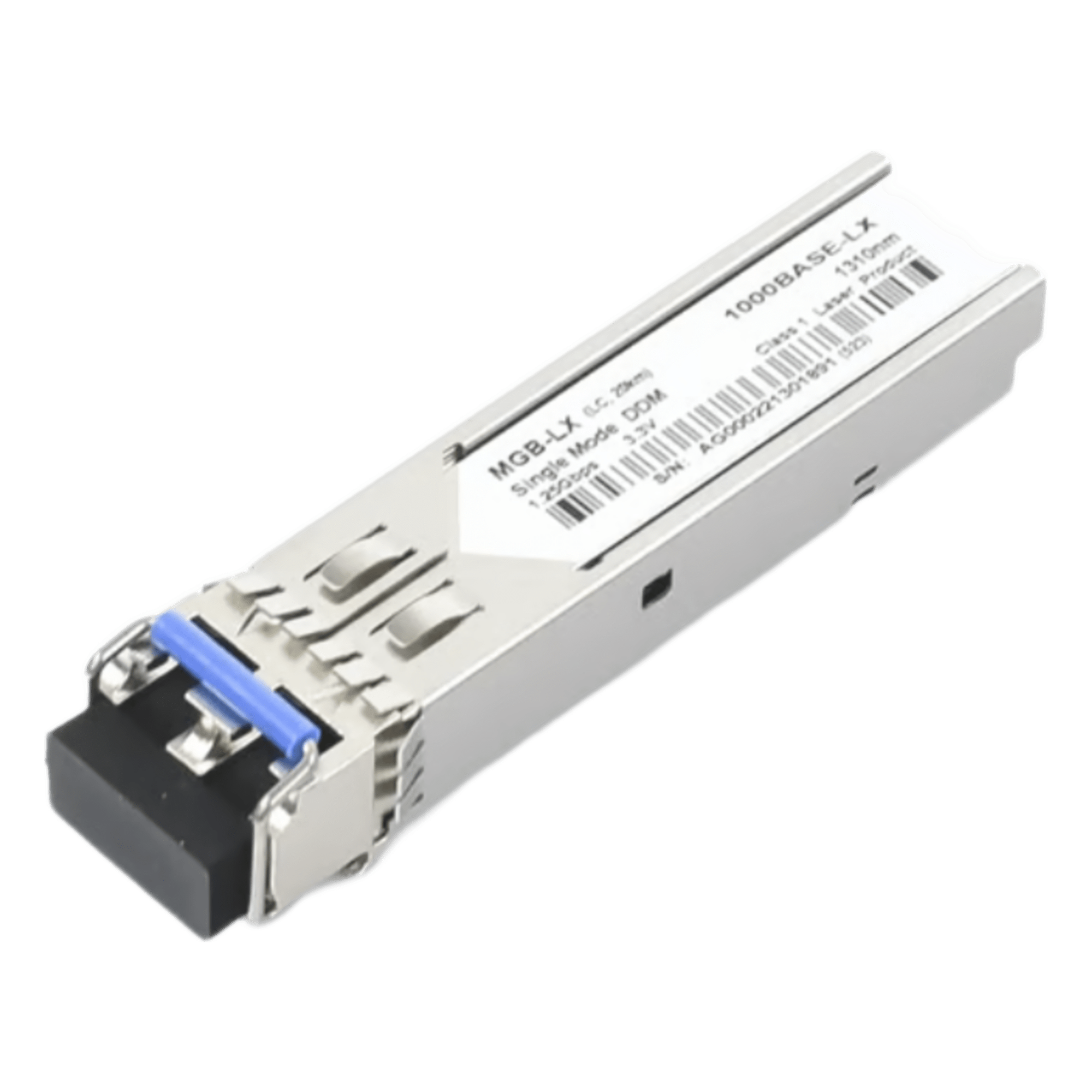 (MGB-LX v2) Transceptor Mini-GBIC SFP 1G LC Duplex para Fibra Monomodo 20Km — PLANET · SKU MGB-LX-V2