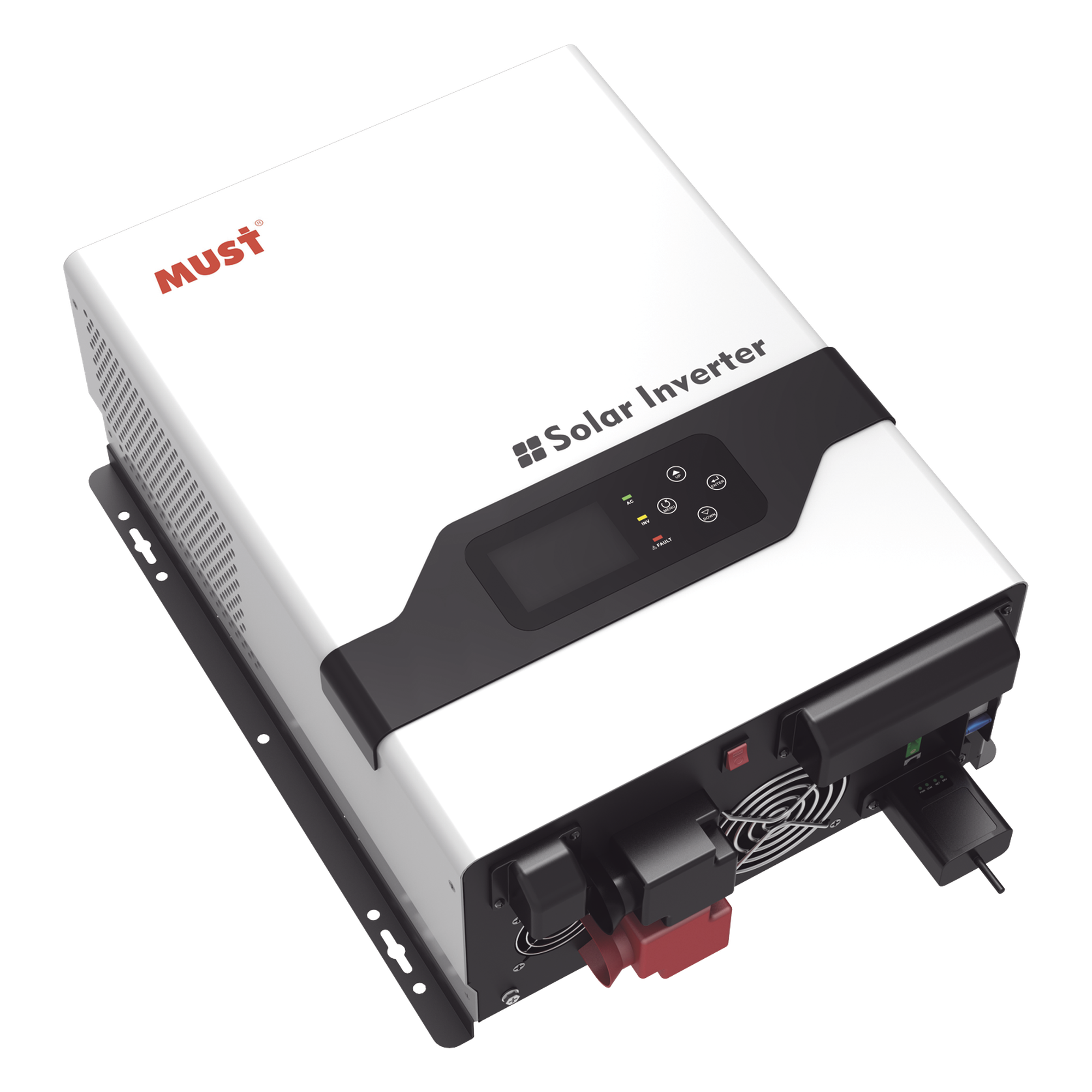 Inversor / Cargador de 3 KW para Sistemas Tipo Isla a 48Vcd, 220Vca de Entrada, 220/120Vca de Salida, Onda Sinusoidal Pura con Controlador MPPT