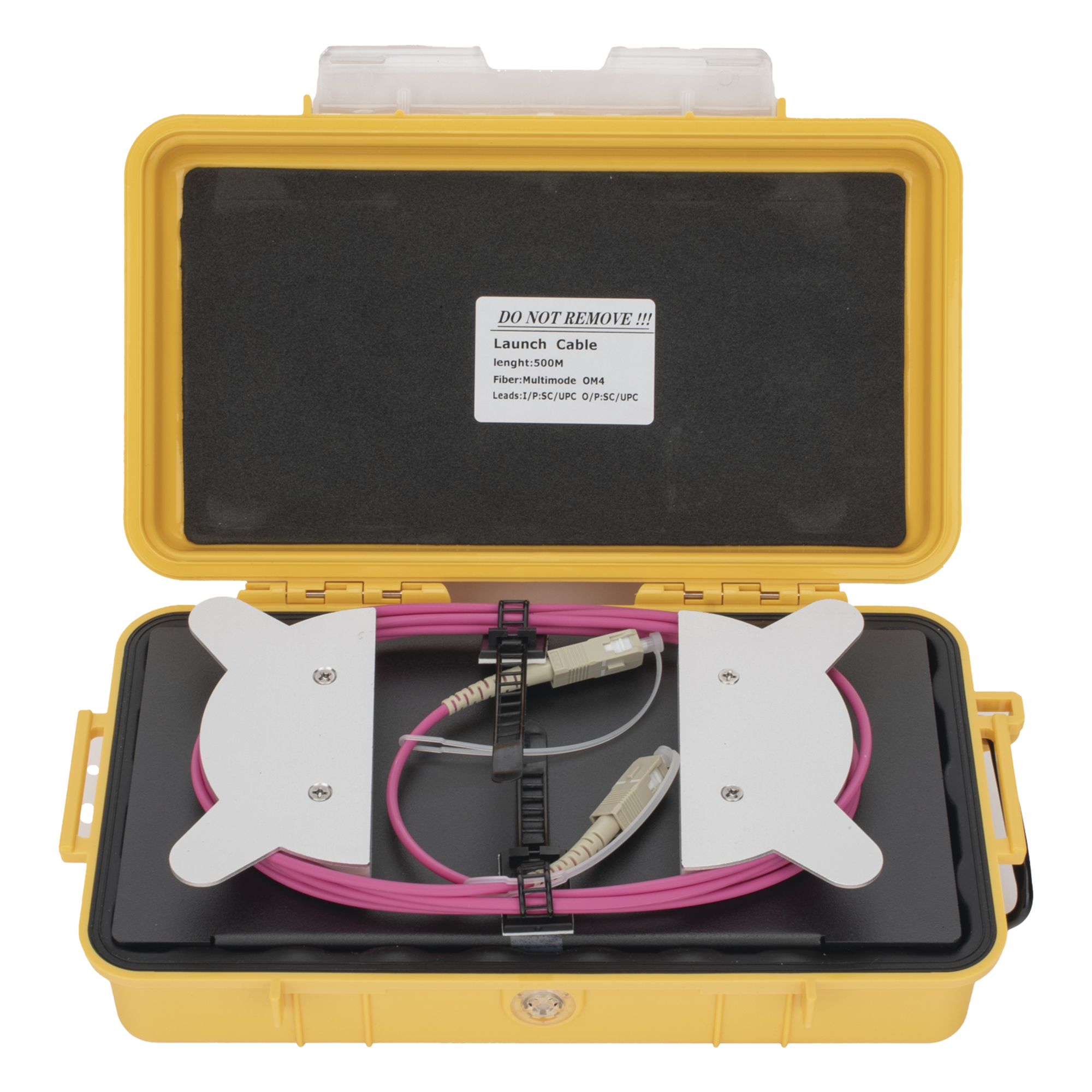 Bobina de Lanzamiento multimodo de 0.5 km con conectores SC — LINKEDPRO BY EPCOM · SKU LP-LC-MM-0.5KM