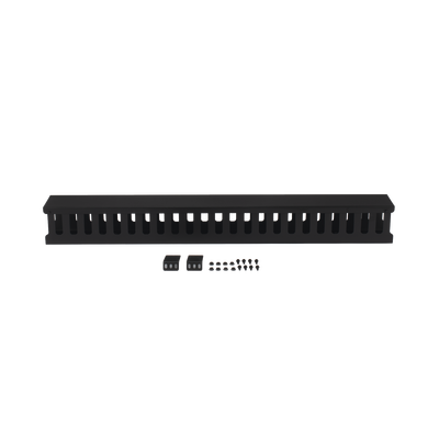 Organizador de Cable Vertical de 24 Unidades Rack Sencillo, Compatible con Racks Serie EIRL y EIQR