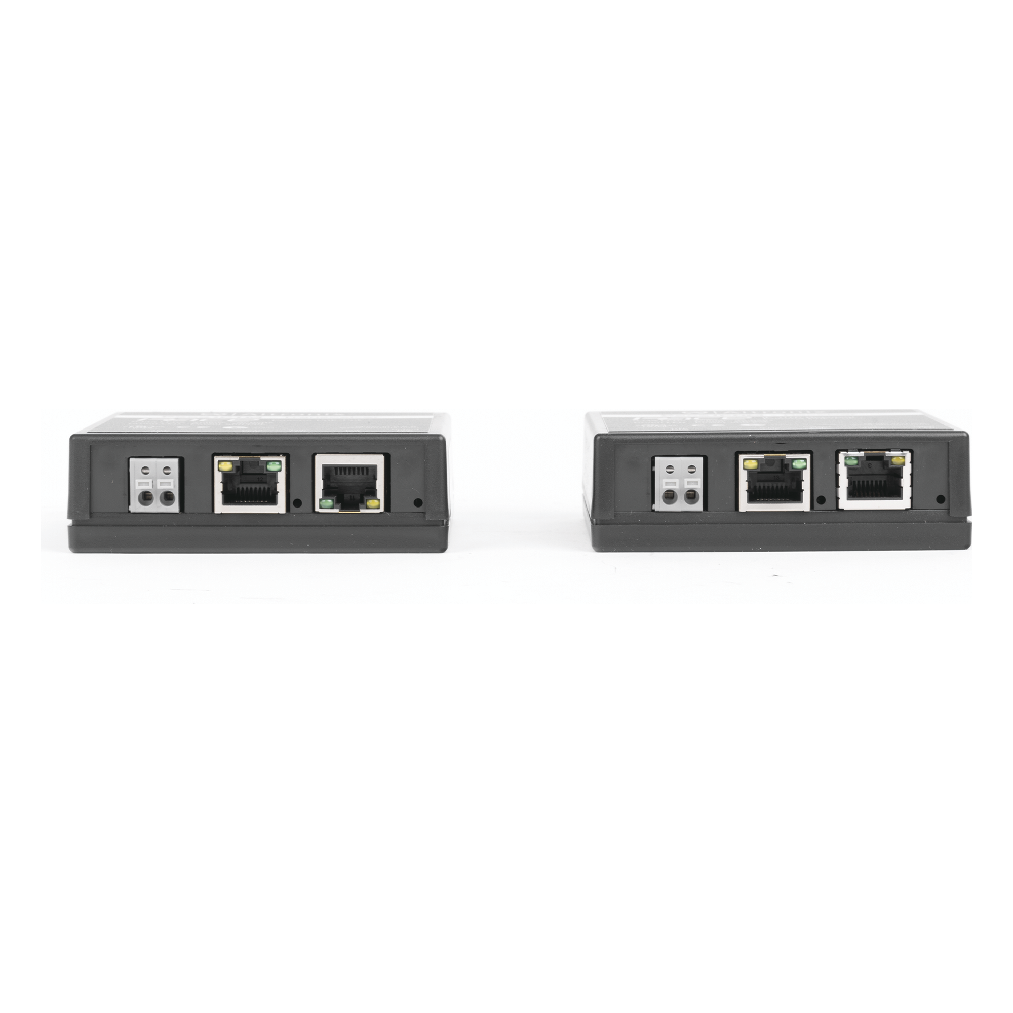Kit extensor IP y PoE por cable UTP CAT5E hasta 500 mts @ 100 mbps