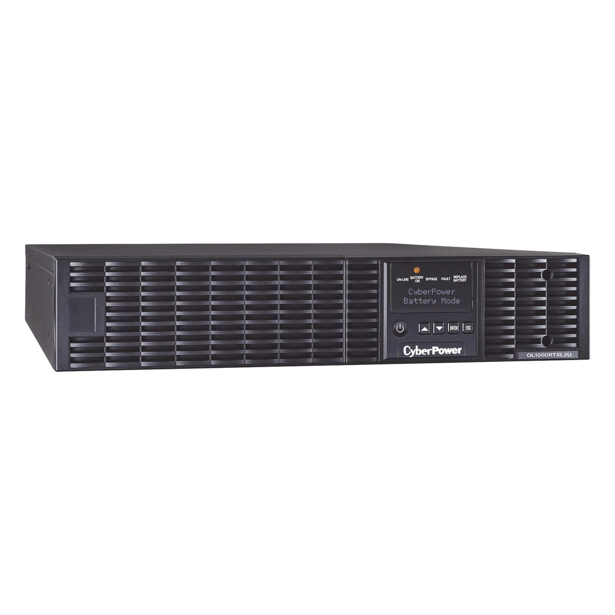 UPS de 1000 VA/900 W, Online Doble Conversión, Entrada 120 Vca NEMA 5-15P, Onda Senoidal Pura, Rack o Torre de 2 UR, Con 8 Tomas NEMA 5-15R