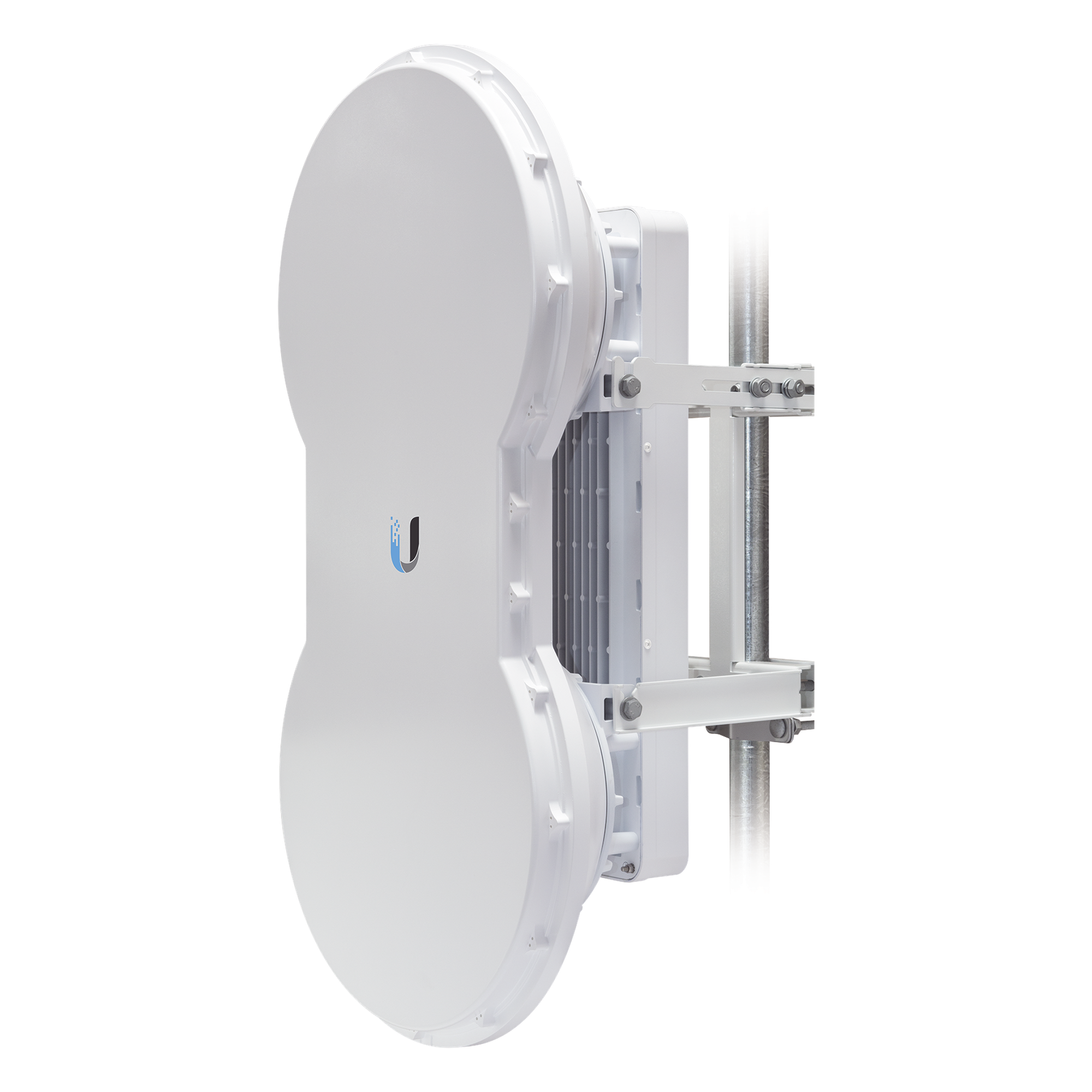 Radio de Backhaul de alta capacidad full duplex, tecnología airFiber hasta 1.2 Gbps, 5 GHz (5470 - 5950 MHz) con antena integrada de 23 dBi — UBIQUITI · SKU AF-5