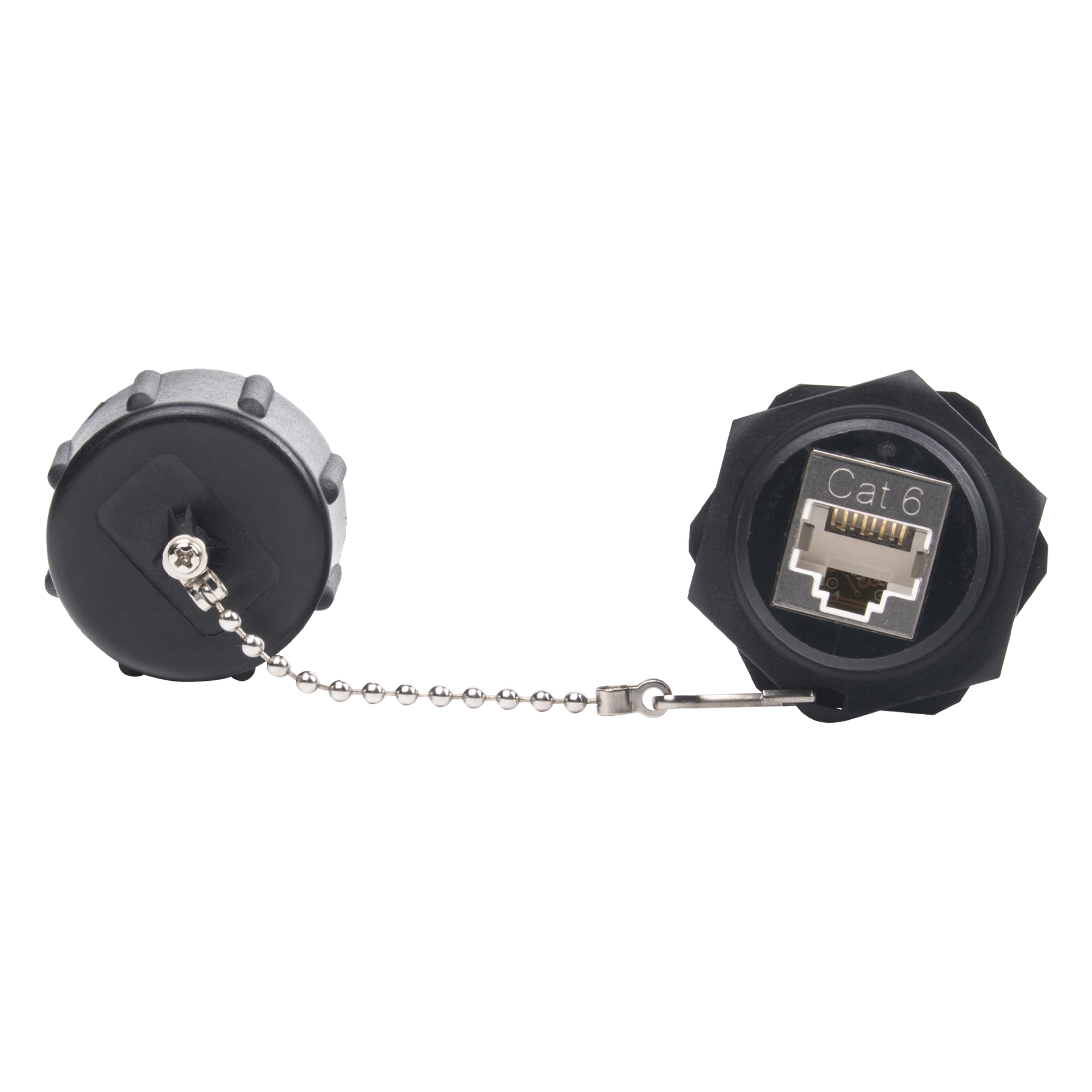 Jack Industrial RJ45 Categoría 6 Blindado, IP67 (Waterproof) — LINKEDPRO BY EPCOM · SKU LP-C6WP-JK