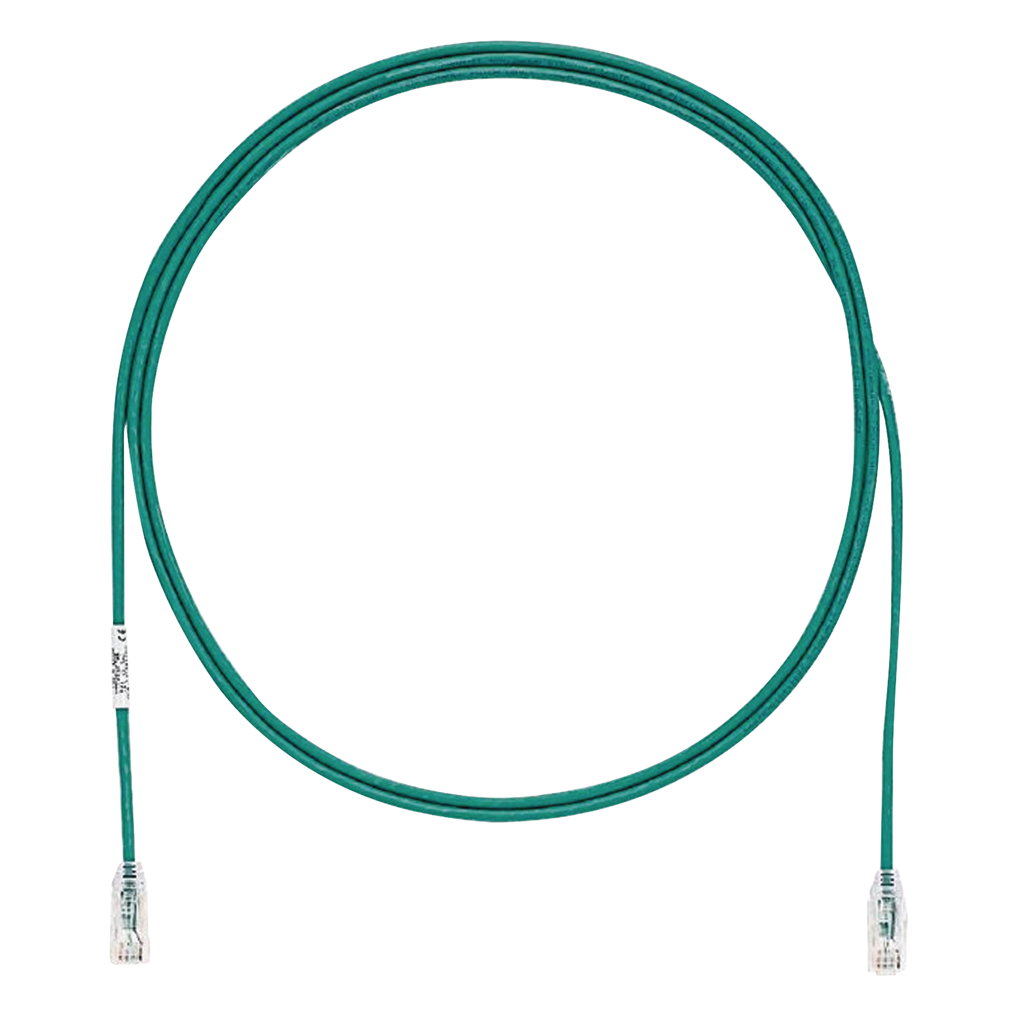 Cable de Parcheo TX6, UTP Cat6, Diámetro Reducido (28AWG), Color Verde, 1.52 Metros (5 Pies) — PANDUIT · SKU UTP28SP5GR