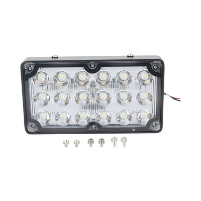 Luz de Escena de 6X3", Color Claro, Ideal para Ambulancias y Vehiculos de Trabajo