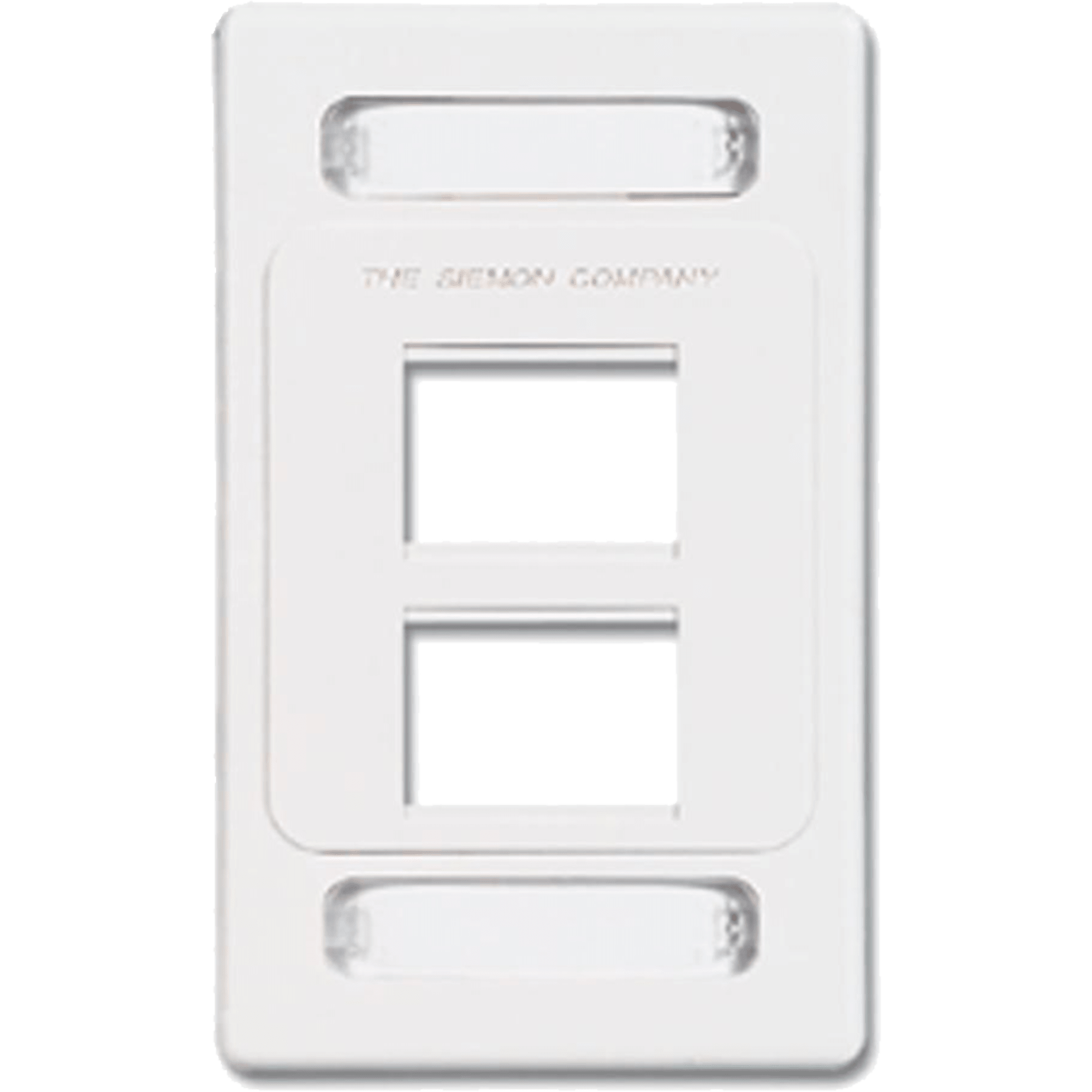 Placa de Pared Modular MAX, de 4 Salidas, Color Blanco