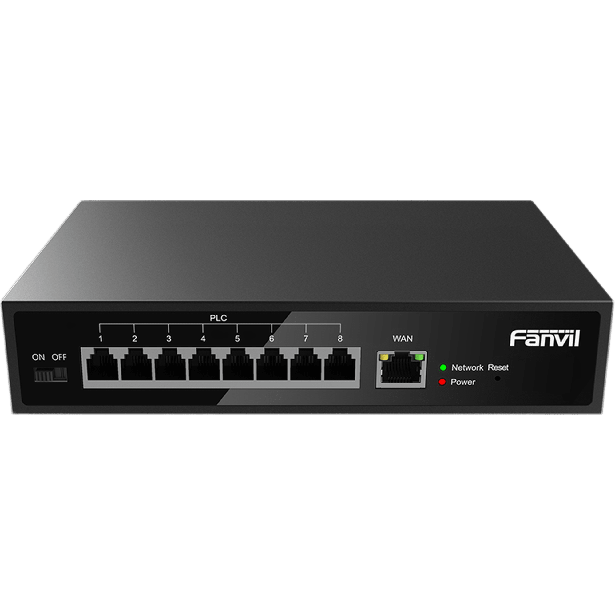 Switch PoE de 2 Hilos para telefonos Fanvil X303-2 , 8 puertos RJ11