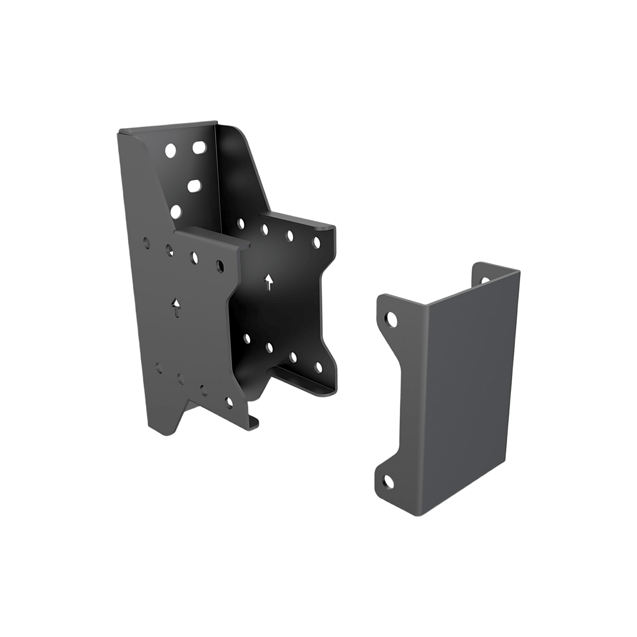 Accesorio_ Placa para Montaje doble de Pantallas Para Exhibicion de Pared a Pared| Dimensiones 225.2 mm x 126.2 mm x 95 mm