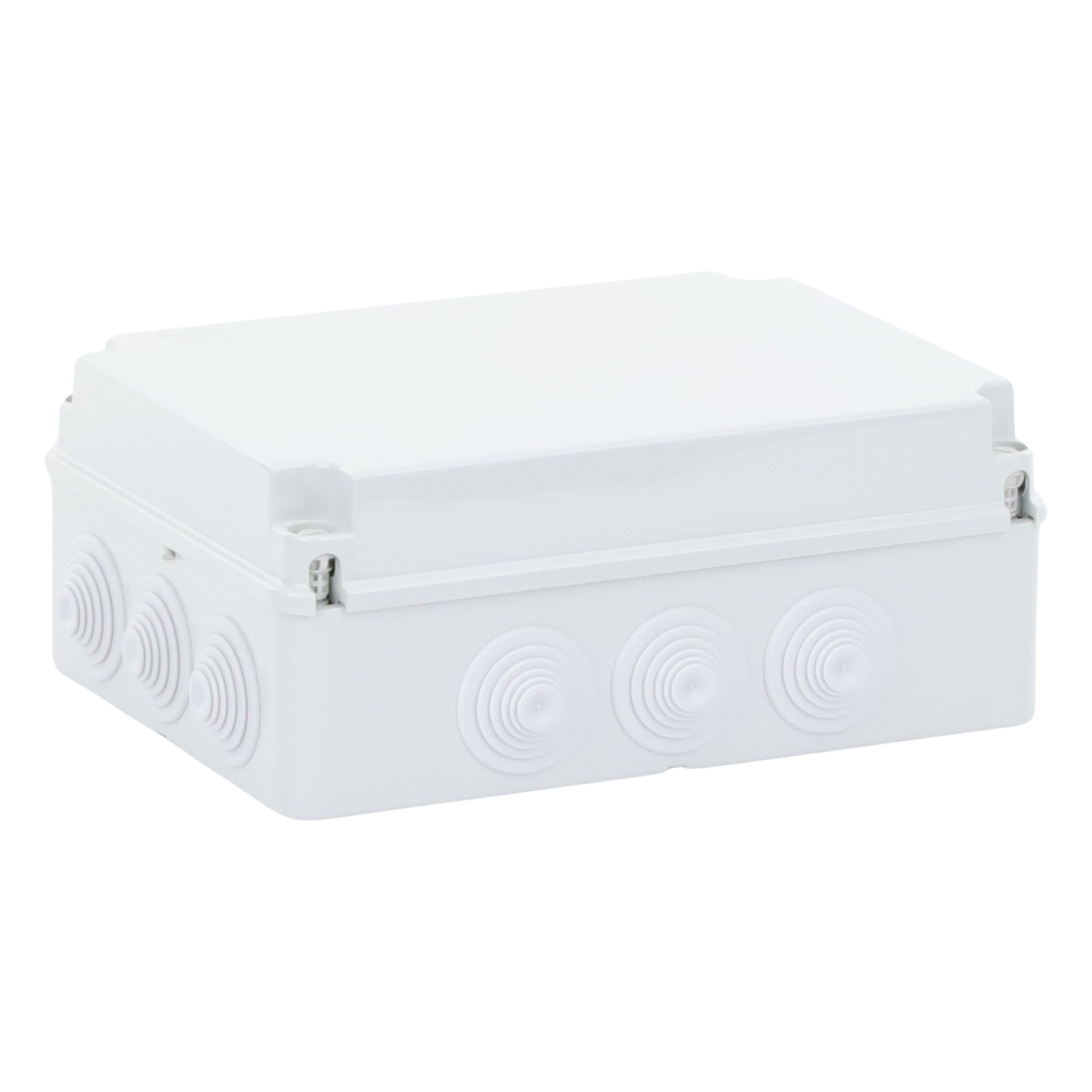 Caja Estanca de Derivación / PVC Autoextinguible Libre de Halógenos / 12 Entradas / IP55 / IK08 / 300x220x120 mm / -24°C a 60°C