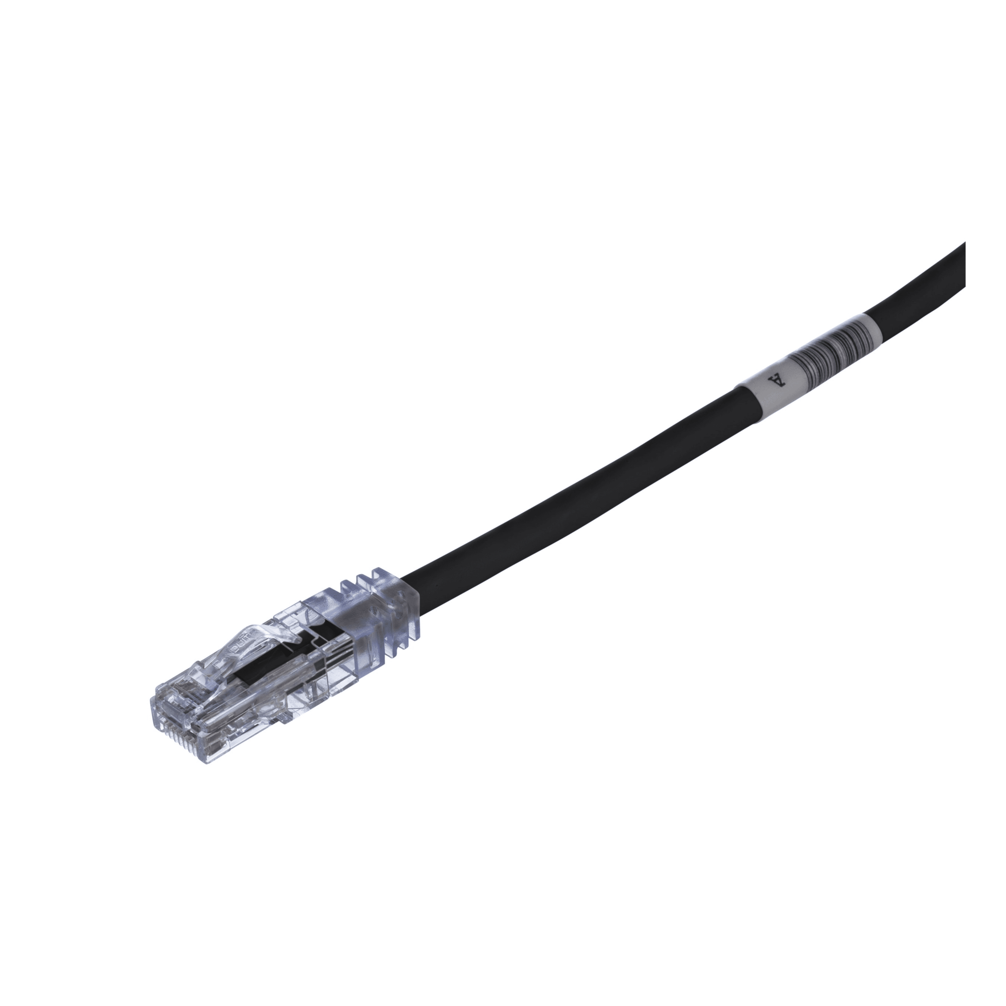 Cable de Parcheo TX6, UTP Cat6, 24 AWG, CM, Color Negro, 2.13 Metros (7 Pies)