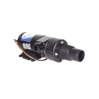 Bomba maceradora de 12 Vcd para manguera de entrada con orificio de 38 mm (1½”), manguera de descarga con orificio de 25 mm (1”) — JABSCO · SKU 18590-2092