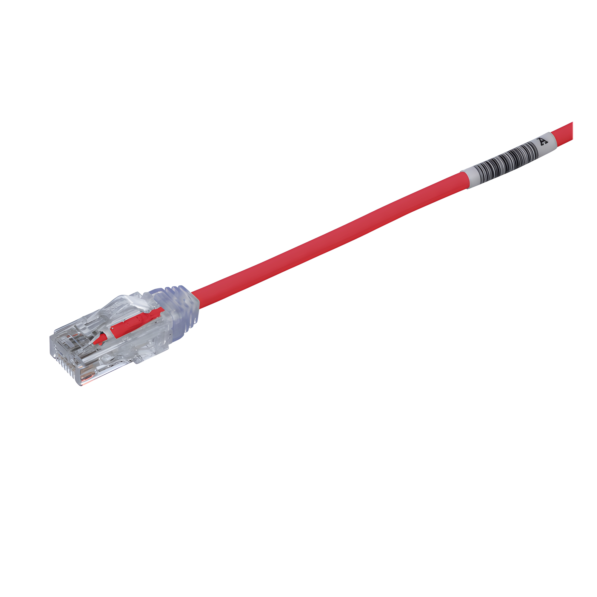 Cable de Parcheo TX6, UTP Cat6, Diámetro Reducido (28AWG), Color Rojo, 0.5 Metros (1.64 Pies) — PANDUIT · SKU UTP28SP0.5MRD