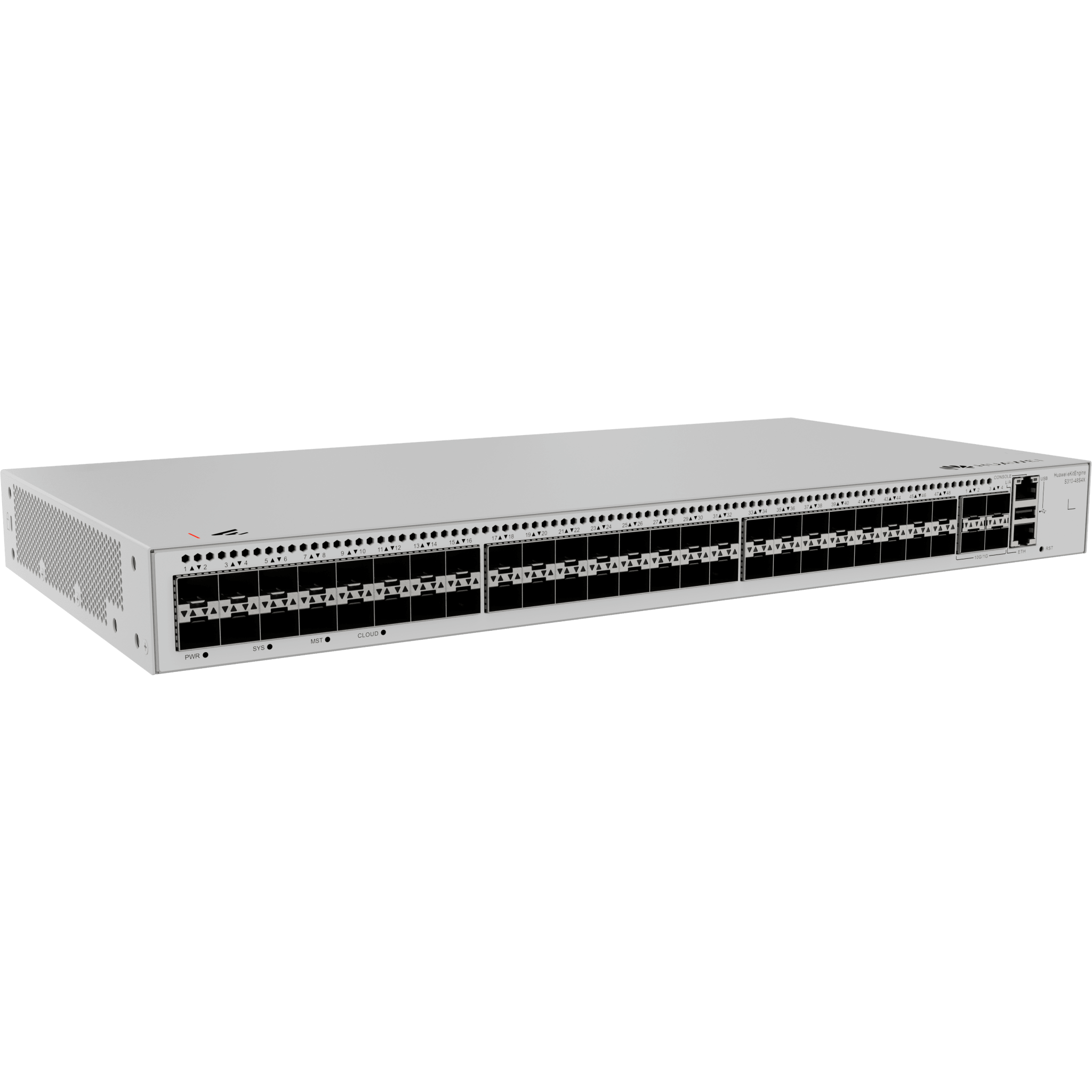 Switch eKit Core/Distribución Administrable Capa 3 / 48 puertos SFP de 1 Gbps + 4 Puertos SFP+ de 10 Gbps / Soporta iStack / Capacidad de Conmutación de 176 Gbps / Gestión Gratuita desde la Nube / Libre de Licenciamiento
