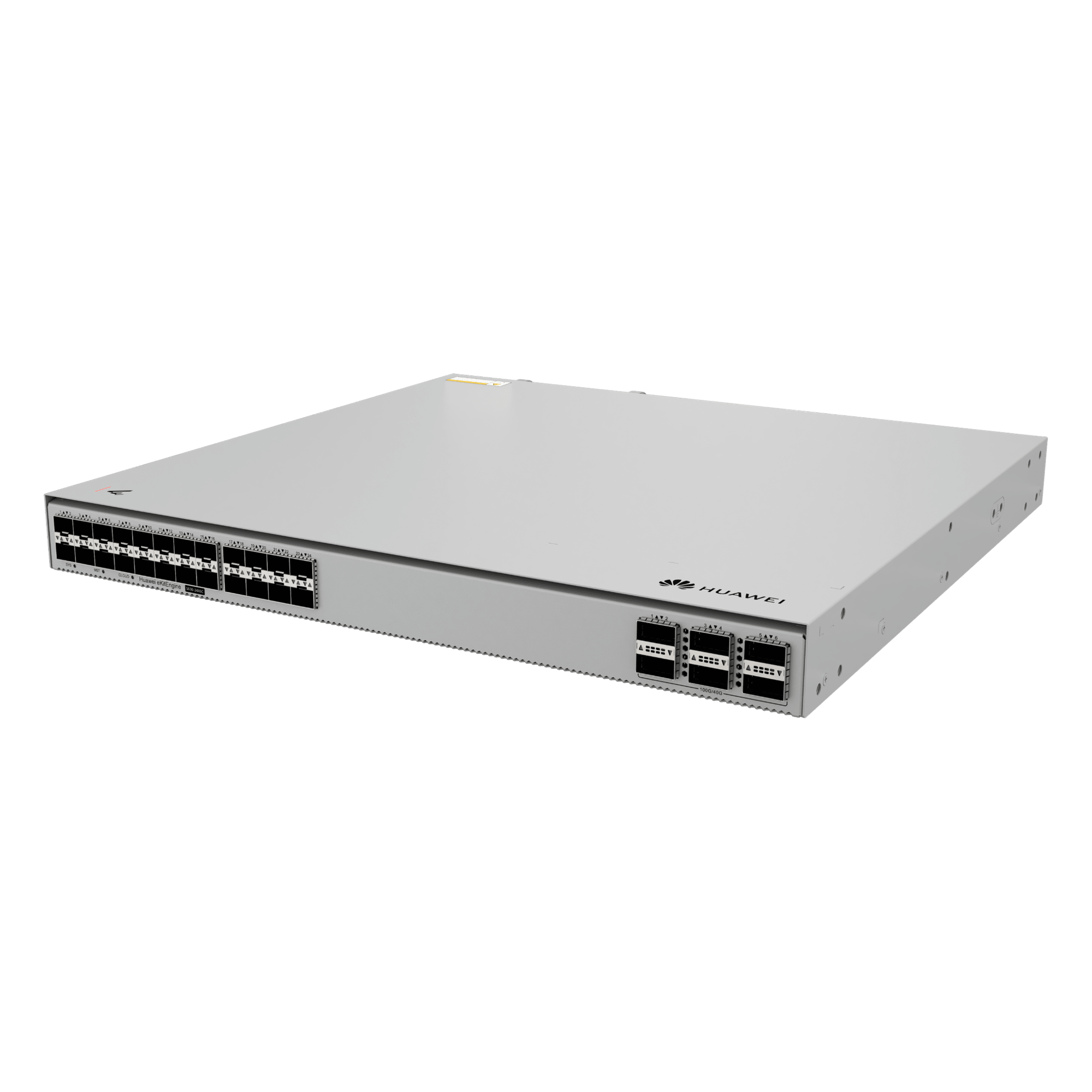 Switch Core Capa 3 / 24 Puertos 10GE SFP+ / 6 Puertos 100GE QSFP28 / Switching 1680 Gbps / Forwarding 1250 Mpps / iStack / Gestión Cloud / 1U