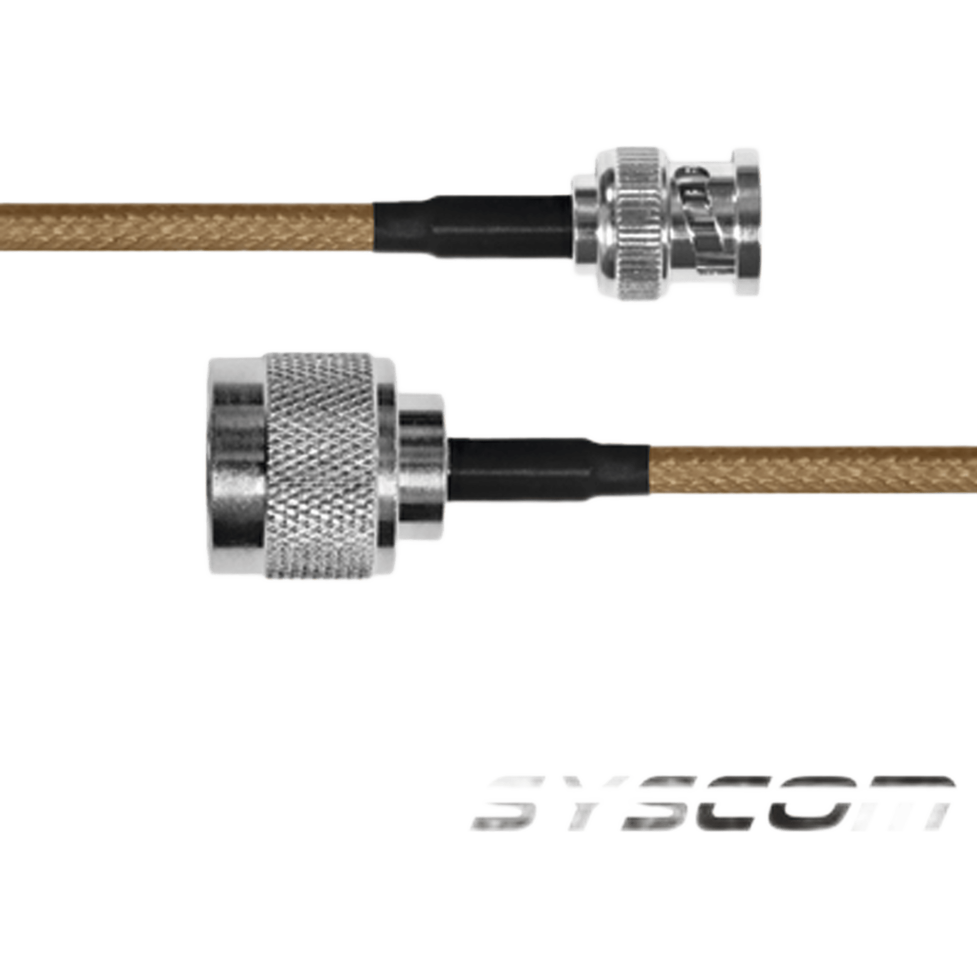 Jumper con Cable LP142 de 60 cm (23.62 Pulgadas), con Conectores BNC Macho a N Macho.