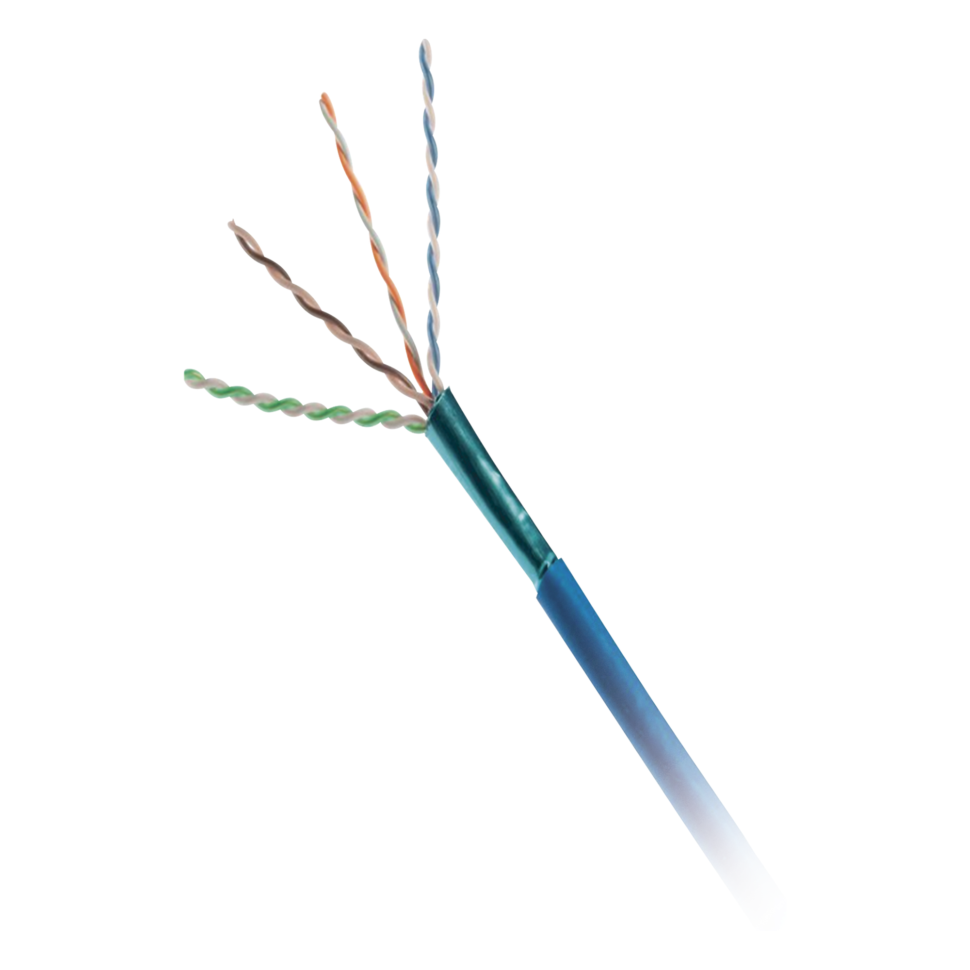 Bobina de Cable UTP de 4 Pares, Vari-MaTriX, Cat6A, 23 AWG, CMP (Plenum), Color Azul, 305 Metros (1000 Pies) — PANDUIT · SKU PUP6AHD04BU-G