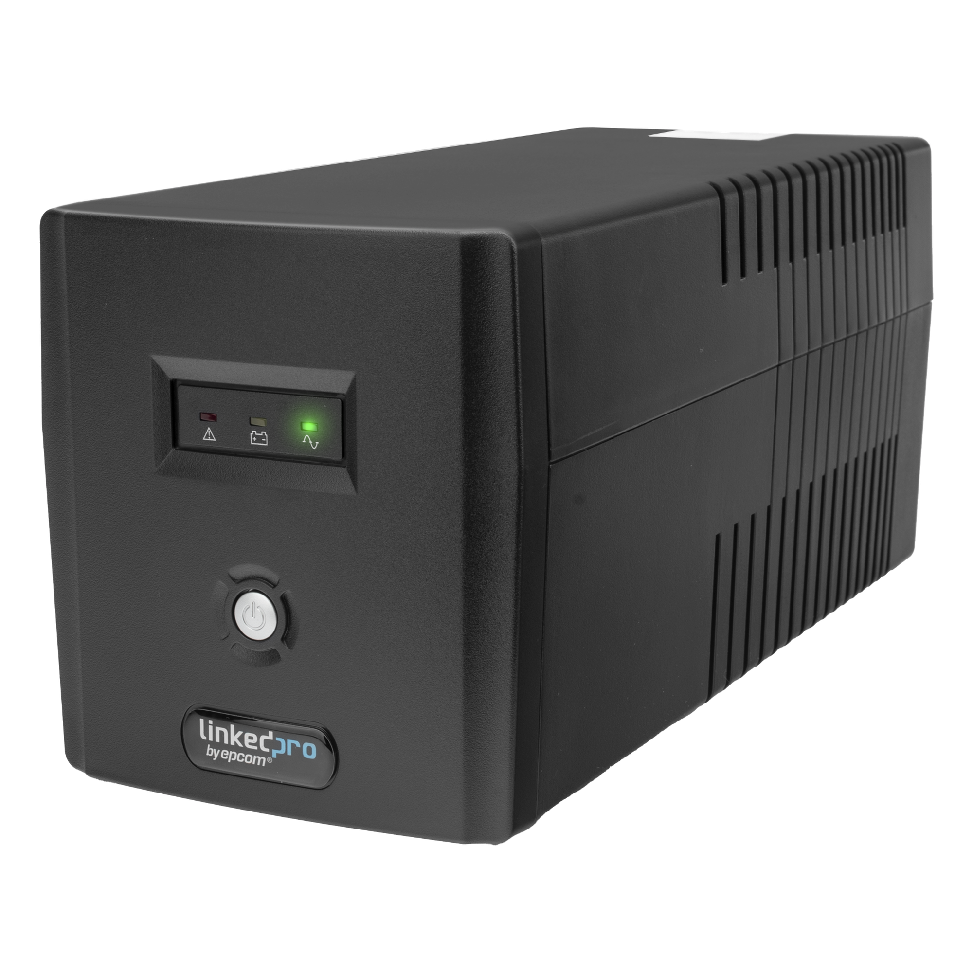 UPS 1000VA/600 W Línea Interactiva 120Vca / 8 tomas 5-15R (6 Respaldadas) / Regulación de Voltaje / Protección RJ45 — LINKEDPRO BY EPCOM · SKU LP1000L