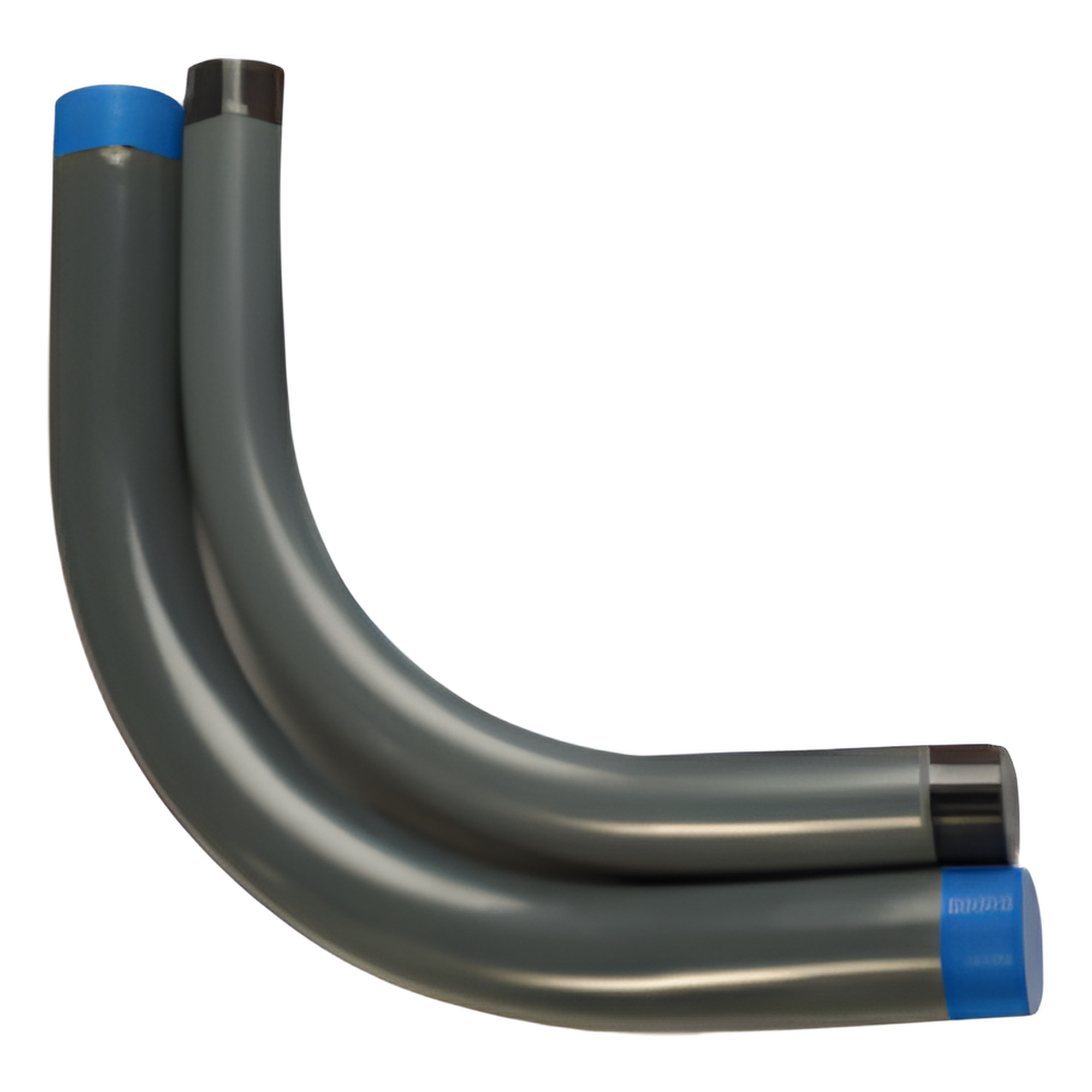 Codo Conduit  Rígido de Aluminio de 3/4” (19 mm)/ Recubierto de PVC / Interior de Uretano. — RAWELT · SKU CAL19PC