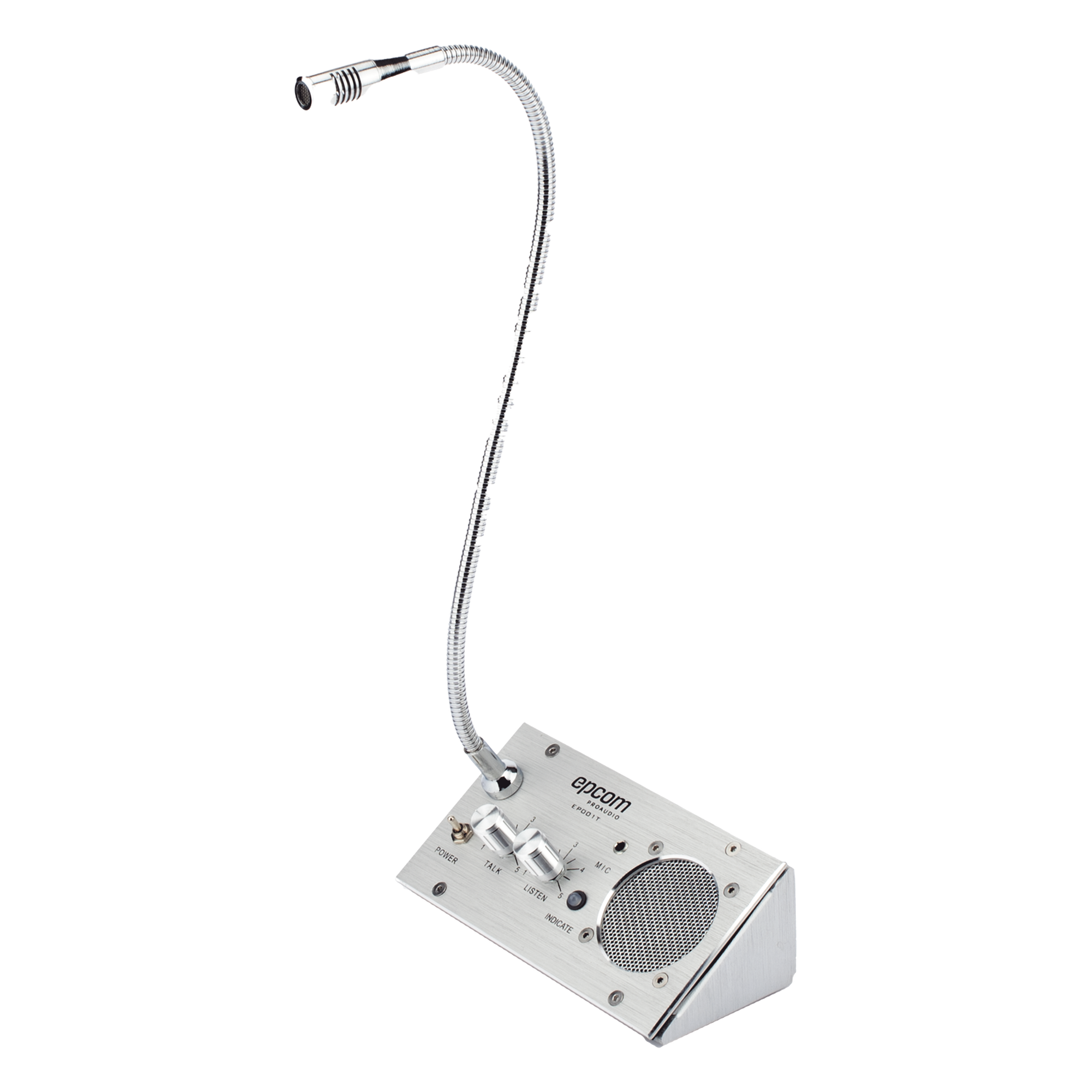 Sistema de Intercomunicación | Ideal para Ventanillas | Audio de voz de dos vías | 12V/1A 2W | Micrófono Interior + Micrófono Exterior