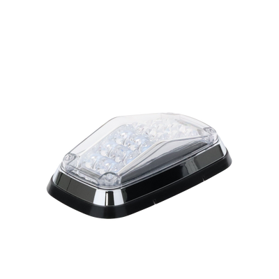 Luz de advertencia 8 X 4", Color Rojo / Claro, IP67, SAE, Ideal para Ambulancias