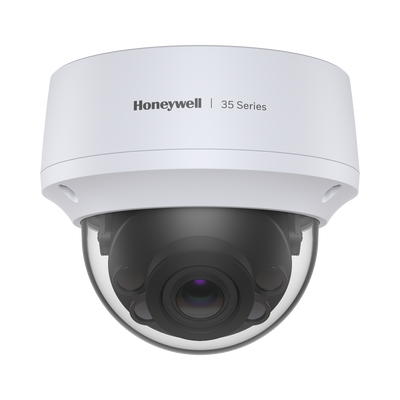 Domo IP 5 Megapixel / Lente Mot. 2.7 a 13.5 mm / 50 mts IR / Ultra Baja Iluminación / NDAA / ONVIF / IP67 / IK10 / H.265 / IA (Filtro de Humanos y Vehiculos) / Merodeo / Conteo de Personas / PoE / Audio y Alarmas I/O / Serie 35 
